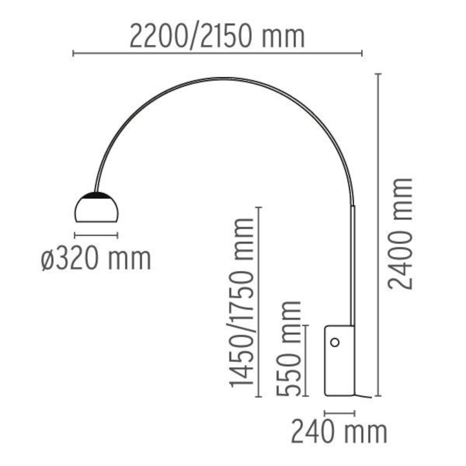 Lampada Arco <br> Achille & Piergiacomo Castiglioni per Flos, anni 70 - immagine 8