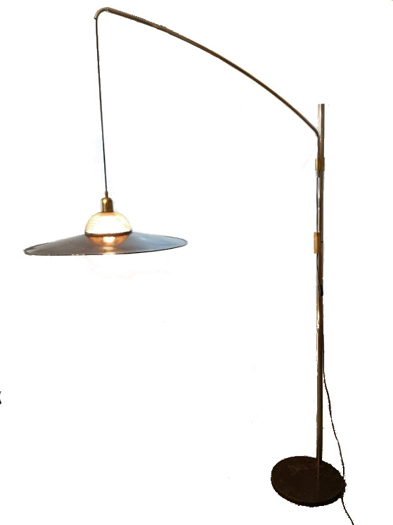 Lampada da terra con saliscendi, Italia anni 50 - immagine 5
