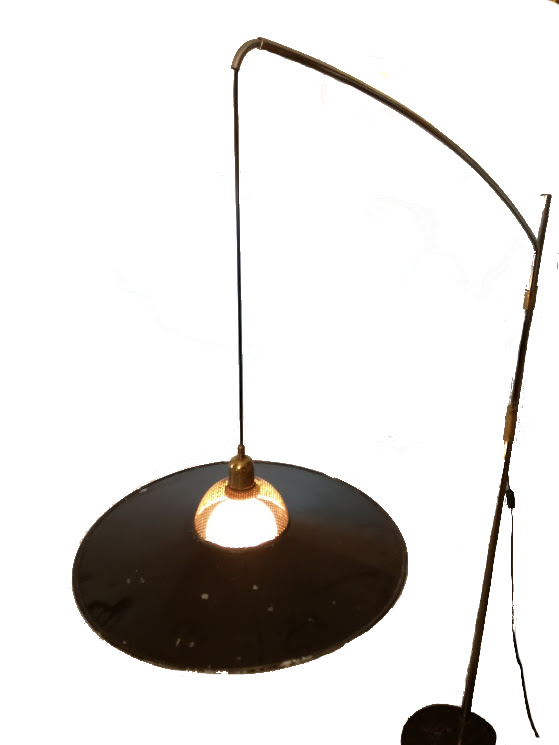 Lampada da terra con saliscendi, Italia anni 50 - immagine 4