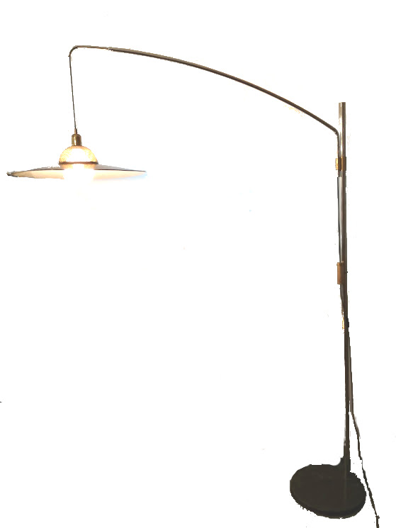 Lampada da terra con saliscendi, Italia anni 50 - immagine 2