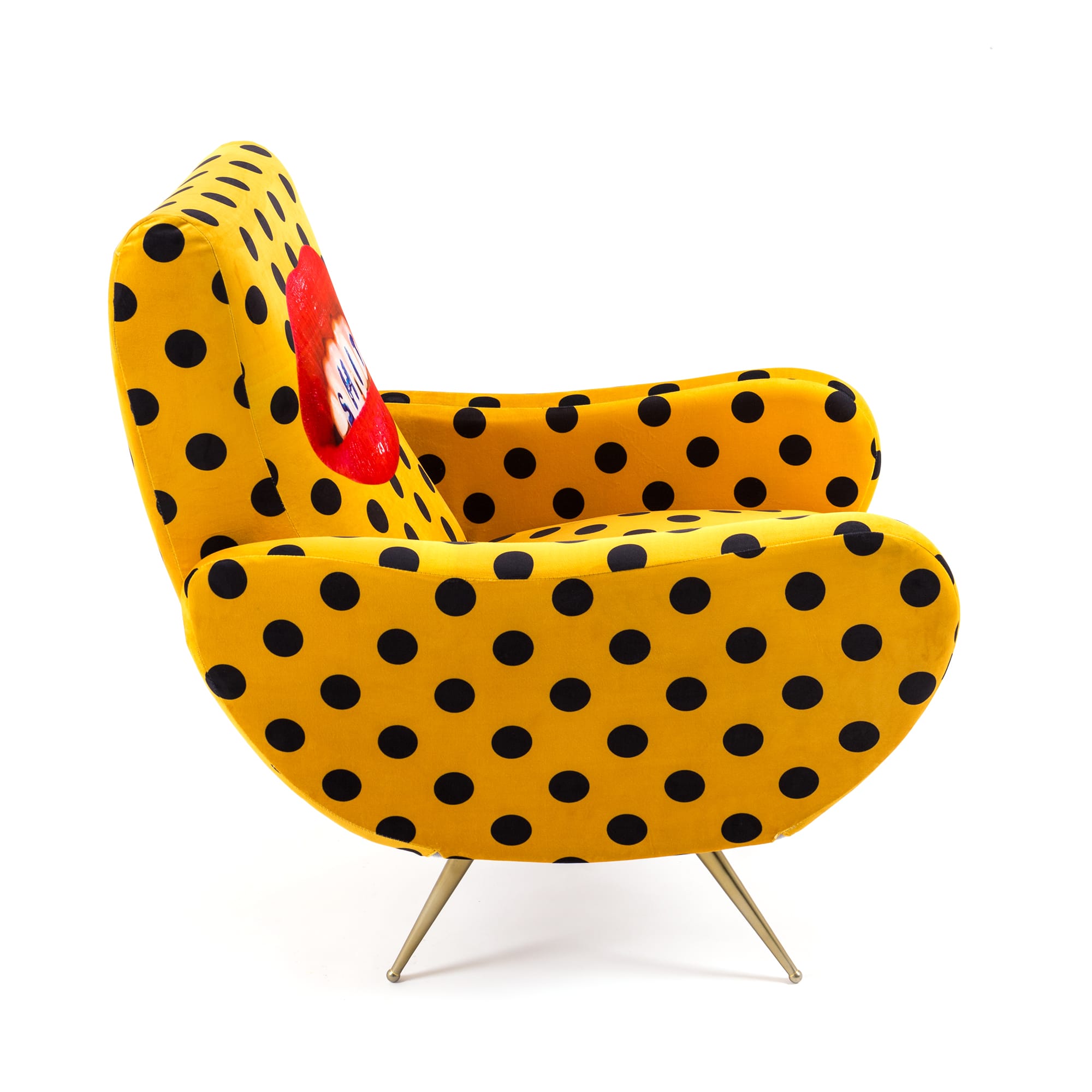 Seletti wears Toiletpaper <br> Poltrona con grafica "shit" - immagine 6