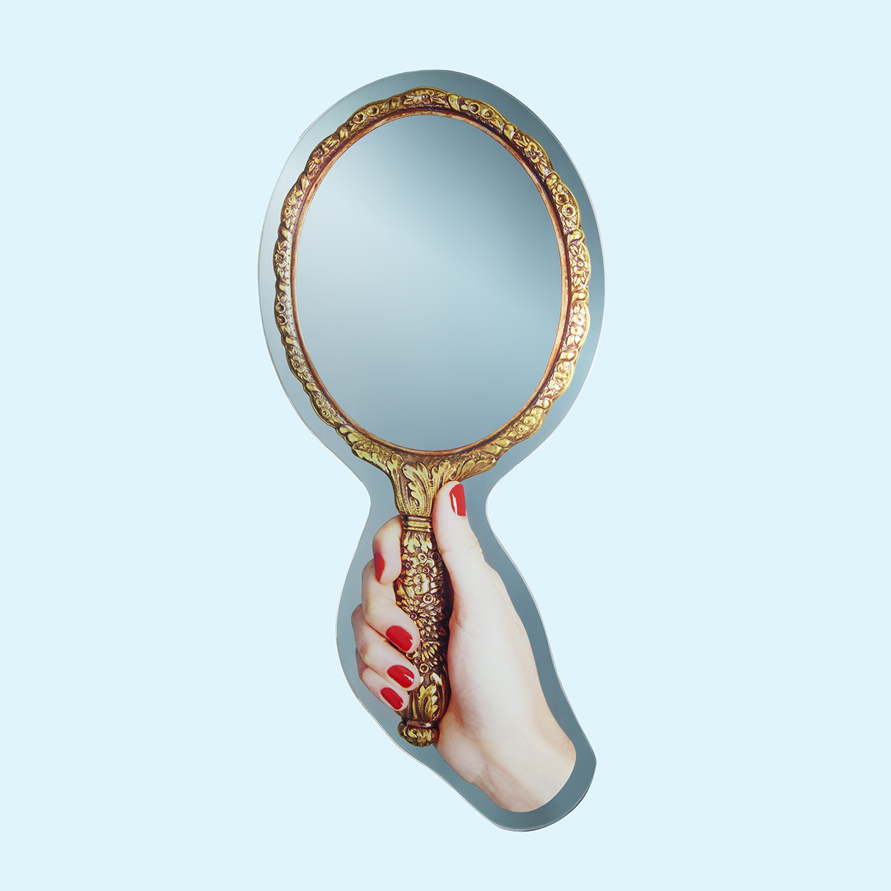 In esclusiva per FRAME <br> Experience Store by Condé Nast<br> Giampiero Romanò <br> Specchio "Vanity Gold" - immagine 3