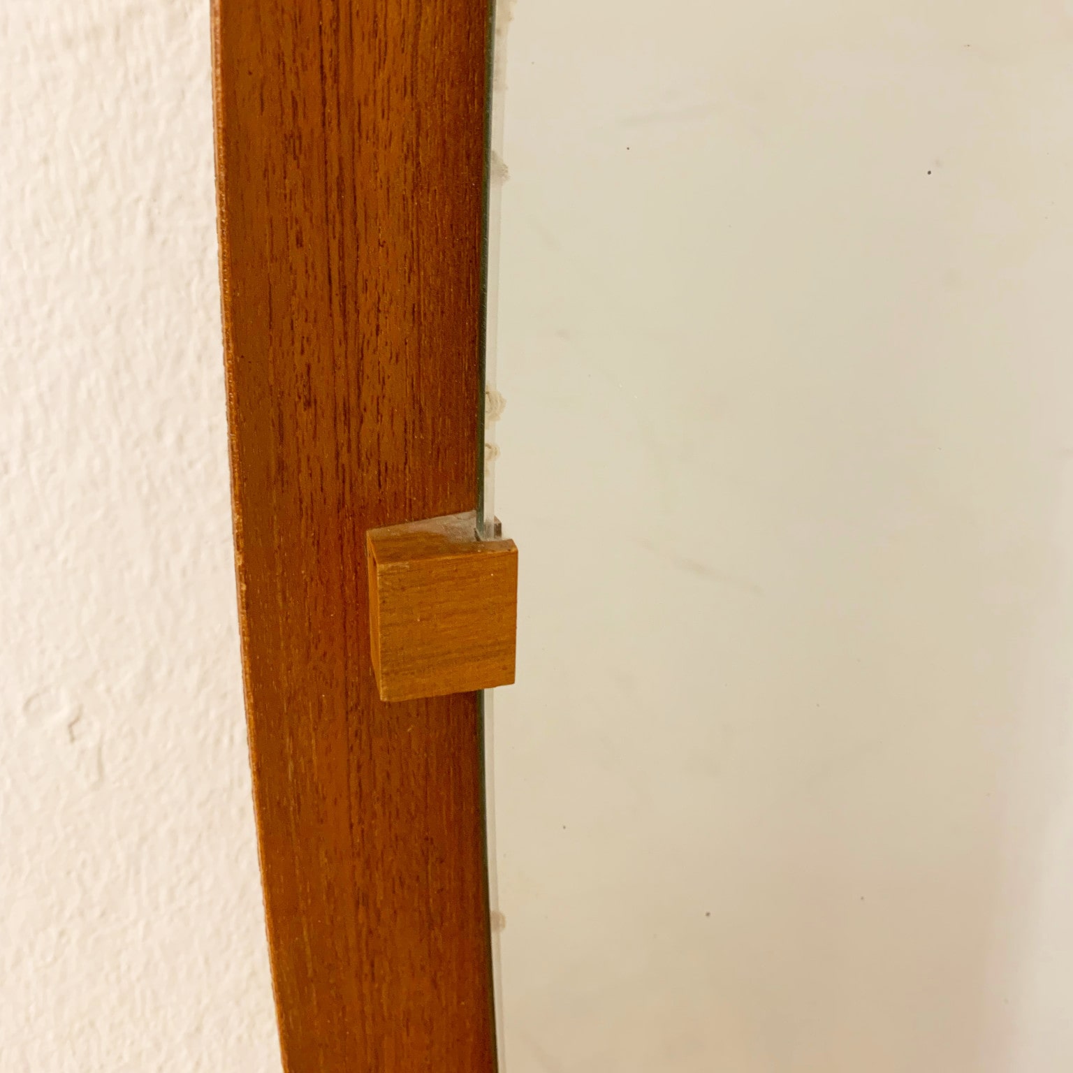 Franco Campo & Carlo Graffi per Home <br> Specchio ovale in teak anni 60 - immagine 3