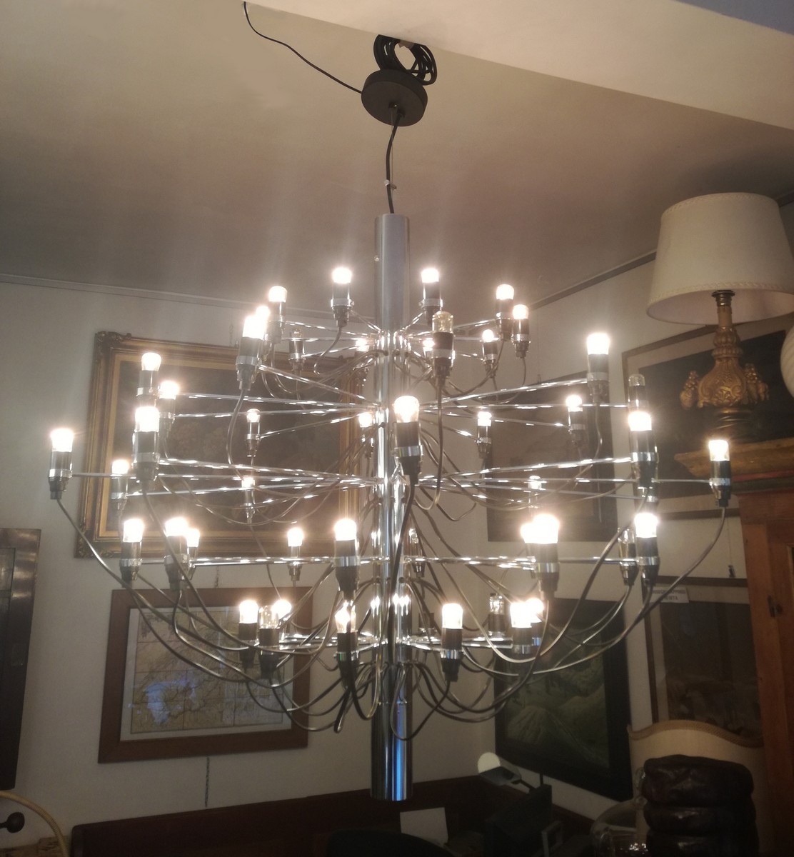 Lampadario-2097/50-Sarfatti-Flos (2)
