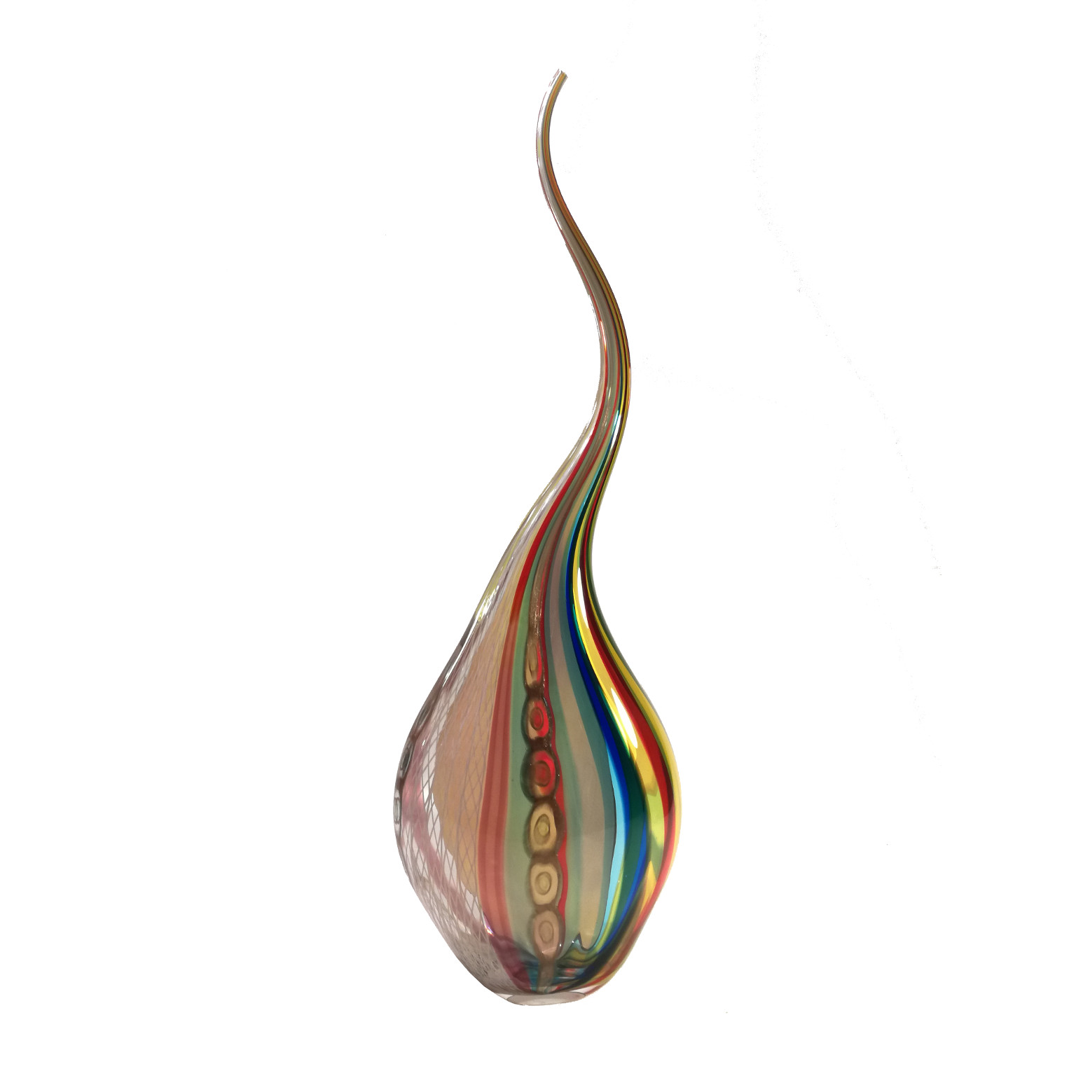Afro Celotto <br> Vaso scultura in vetro di Murano
