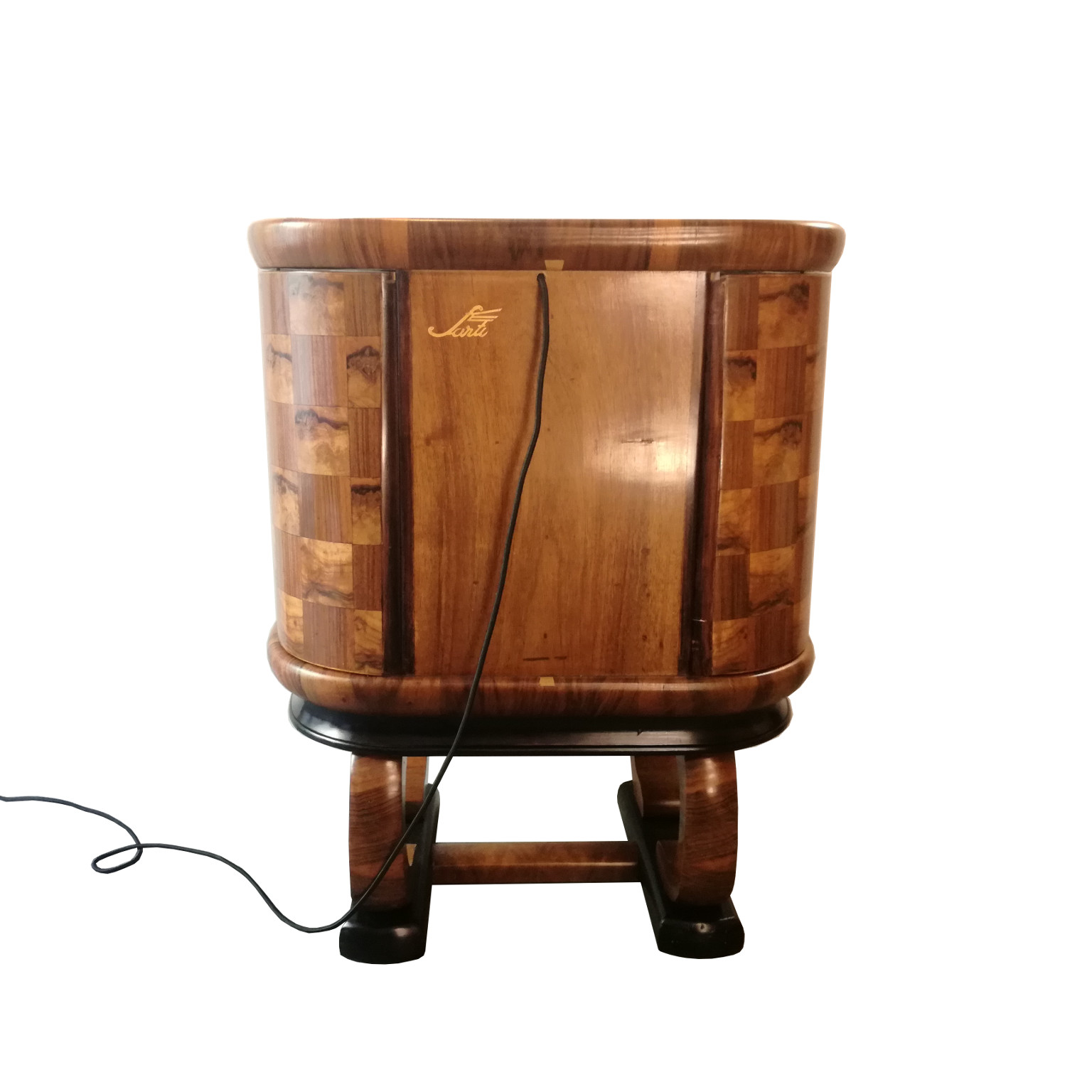 Mobiletto bar Art Decò <br>Italia anni 30/40 - immagine 5
