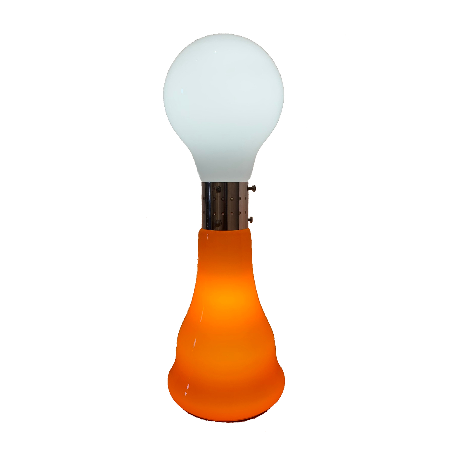 Enrico Tronconi <br> Lampada da terra Birillo anni 70