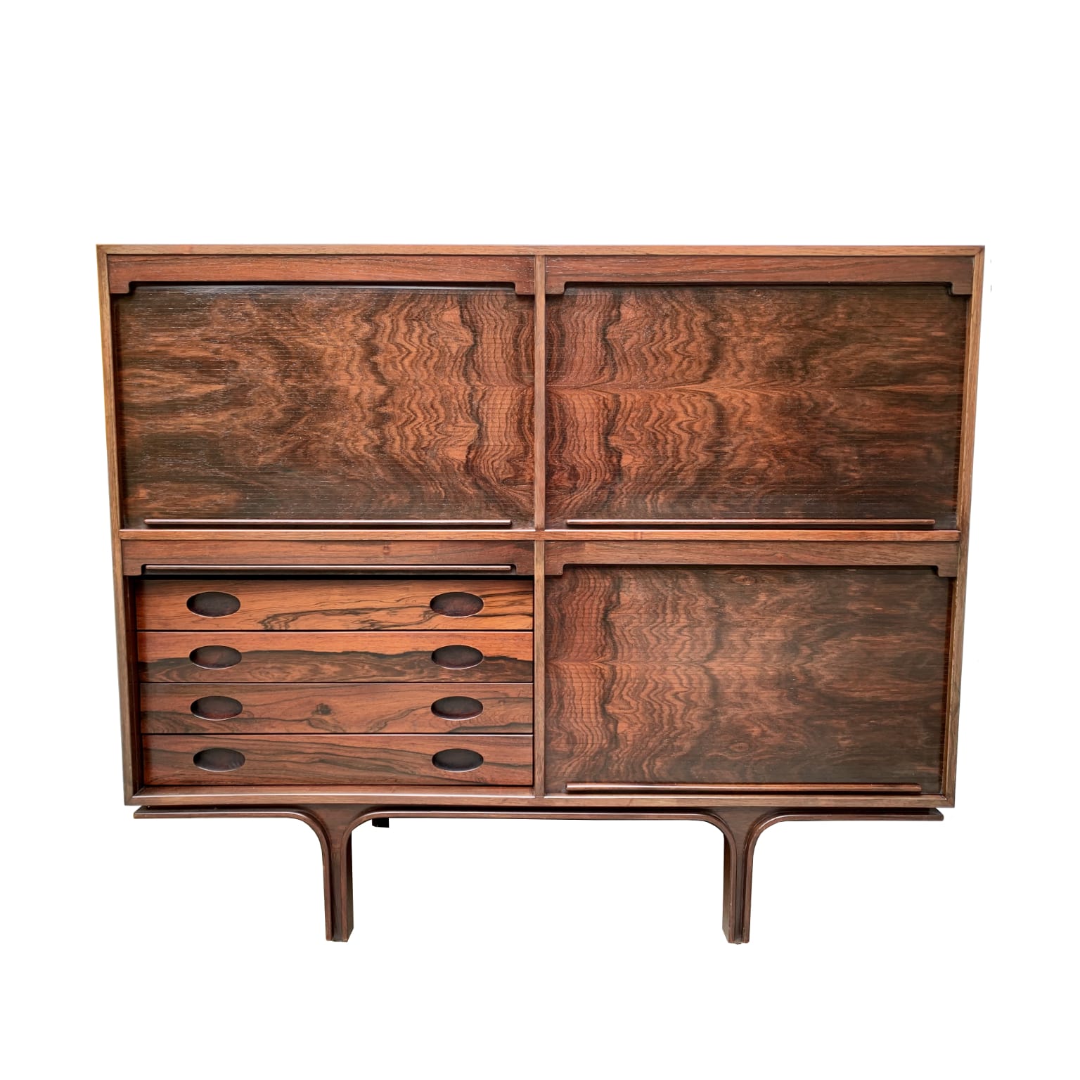 Gianfranco Frattini per Bernini <br> Credenza alta in palissandro, 1957