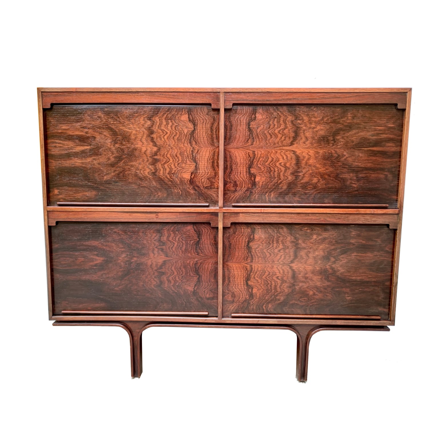 Gianfranco Frattini per Bernini <br> Credenza alta in palissandro, 1957 - immagine 2