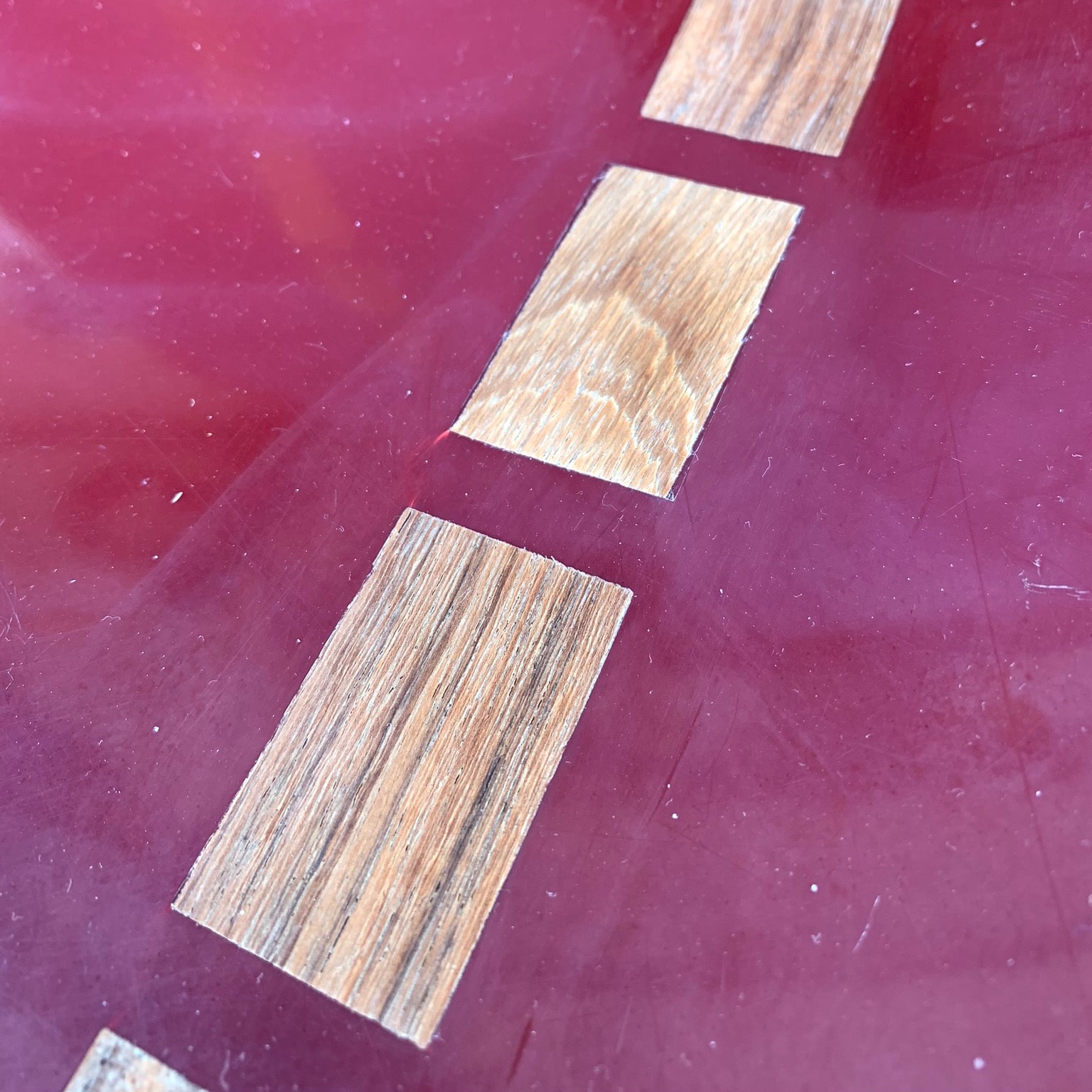 Coppia di sedie in abs e legno <br> Design anni 60 - immagine 7