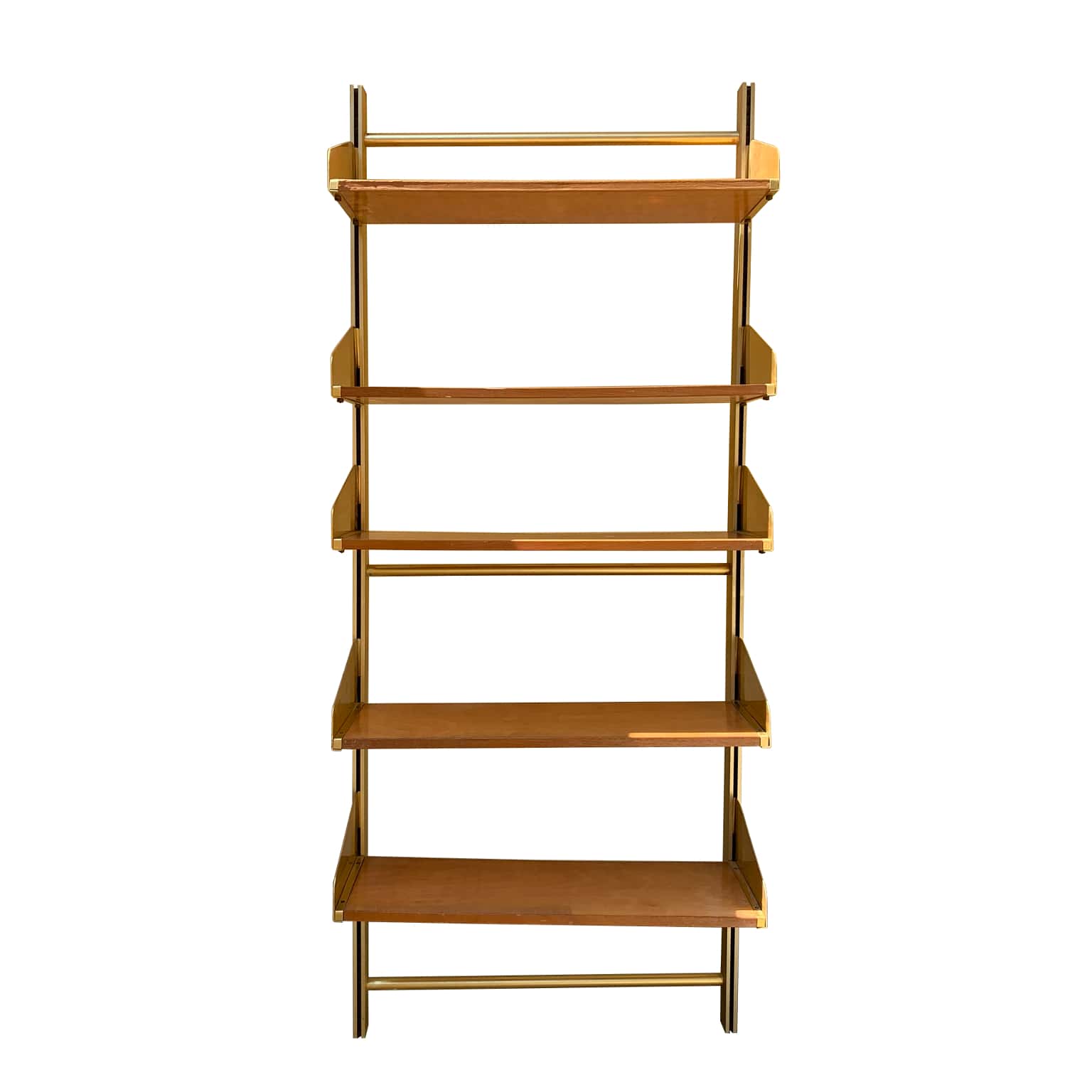 FEAL <br> Coppia di librerie a parete anni 50 - immagine 4