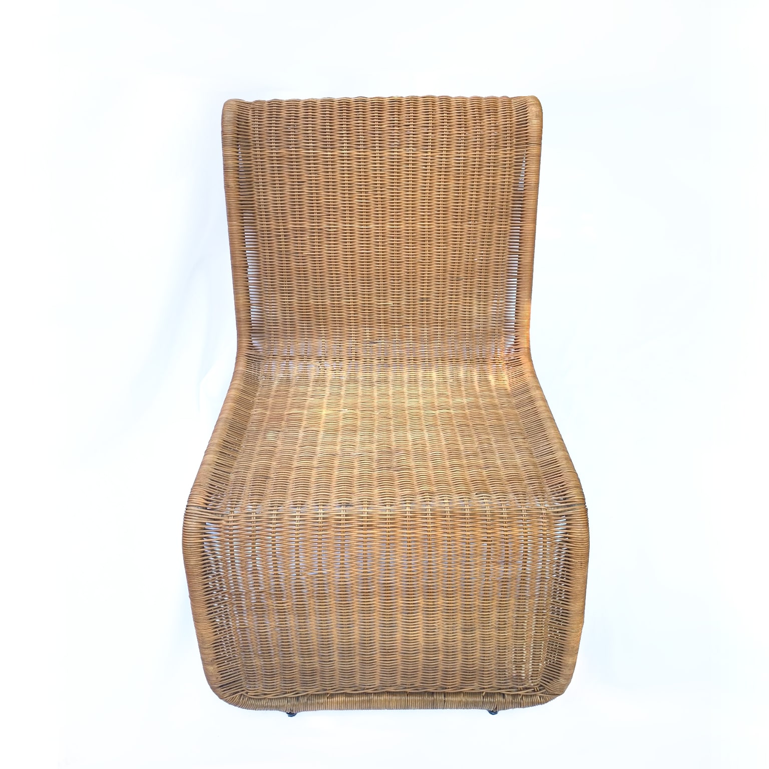 Tito Agnoli per Bonacina <br> Poltrona in rattan mod. P3, anni 60 - immagine 2