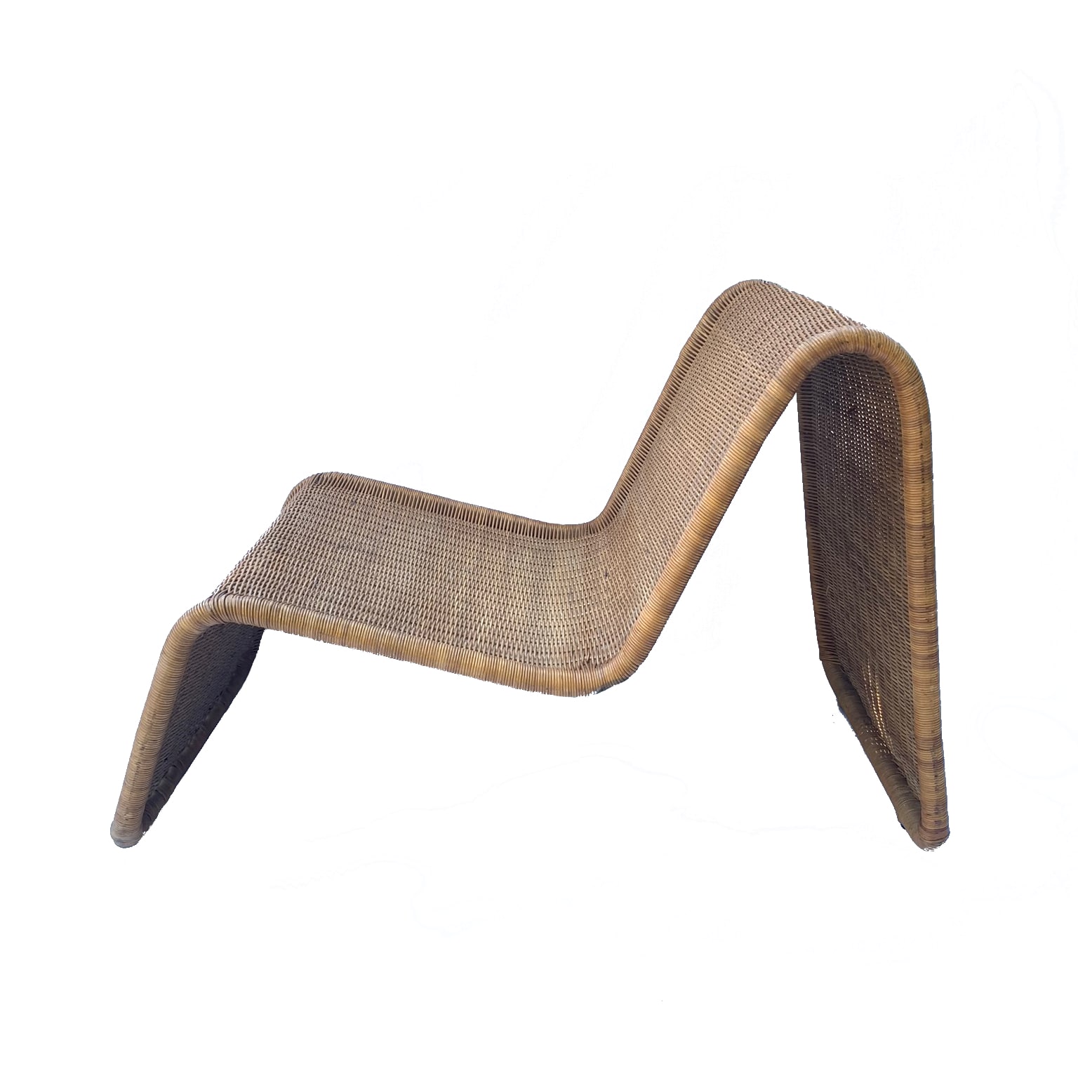 Tito Agnoli per Bonacina <br> Poltrona in rattan mod. P3, anni 60 - immagine 3