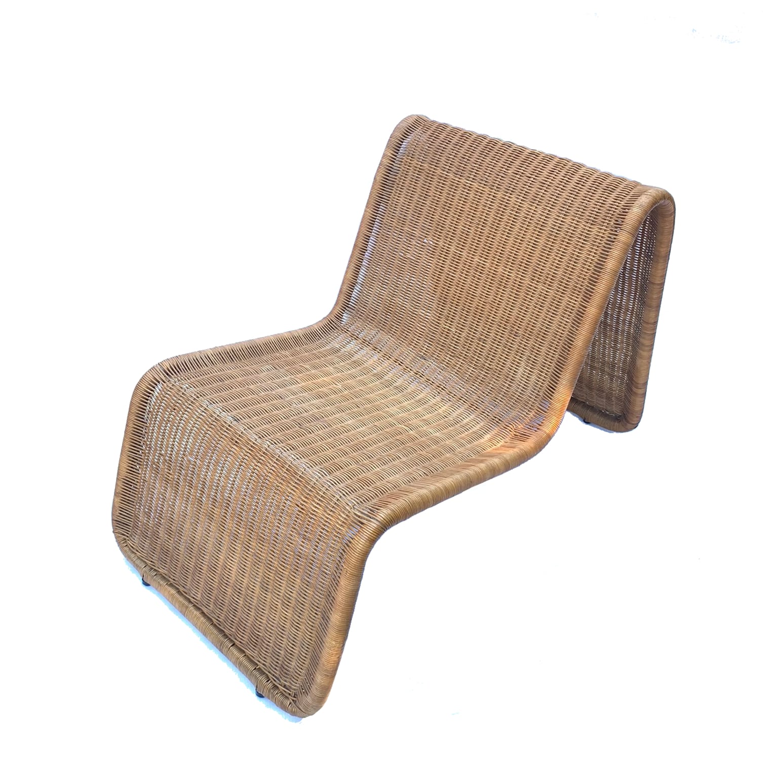 Tito Agnoli per Bonacina <br> Poltrona in rattan mod. P3, anni 60 - immagine 4