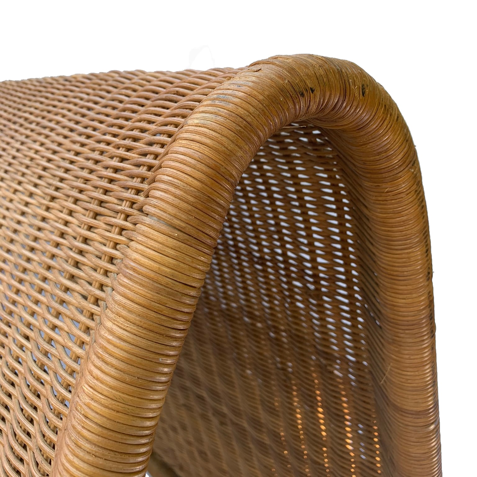 Tito Agnoli per Bonacina <br> Poltrona in rattan mod. P3, anni 60 - immagine 6