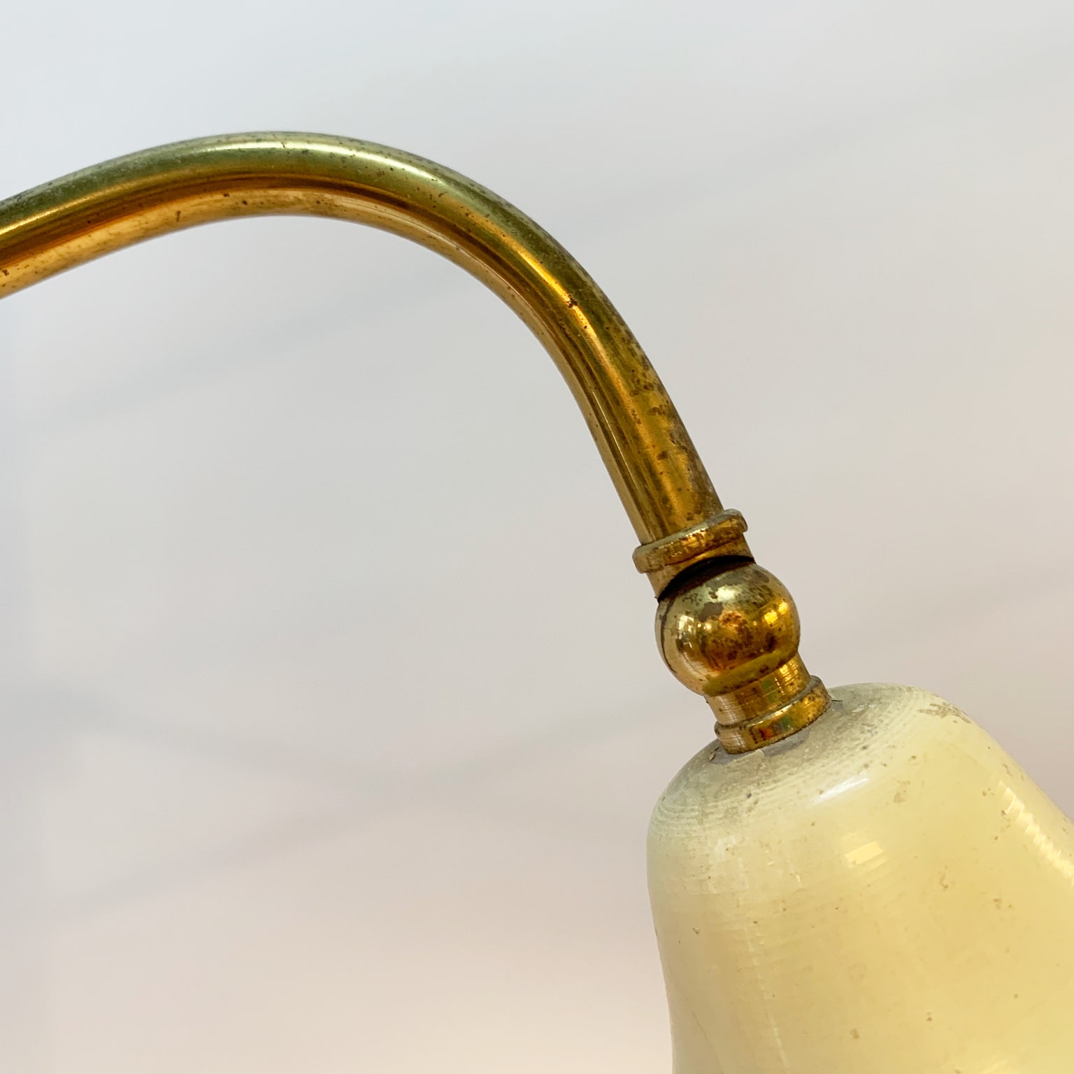 Lampada da terra a 3 bracci snodabili <br> Italia anni 50 - immagine 3