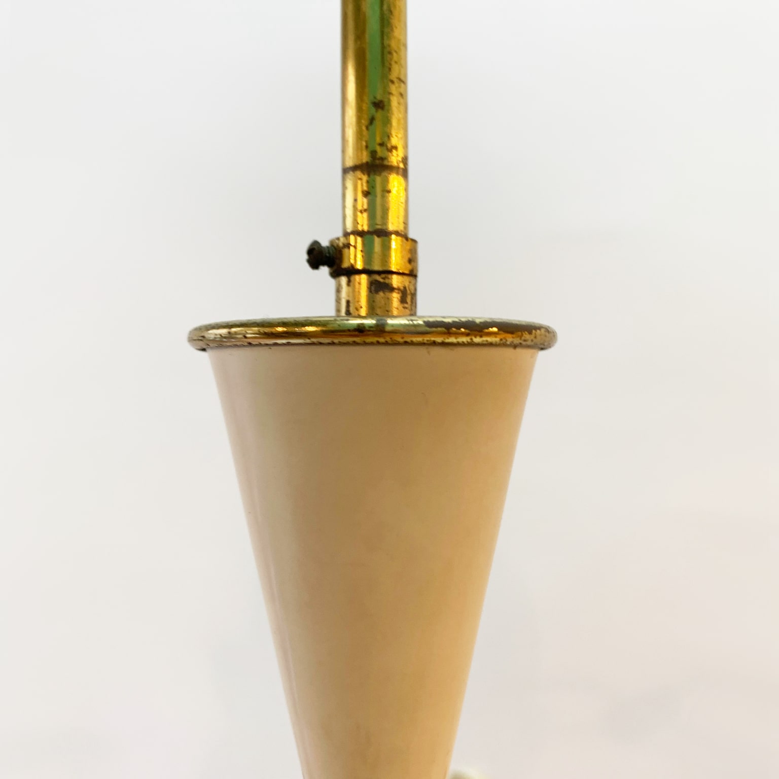 Lampada a sospensione a 8 luci <br>mod. "Spider" <br> Italia anni 50 - immagine 3