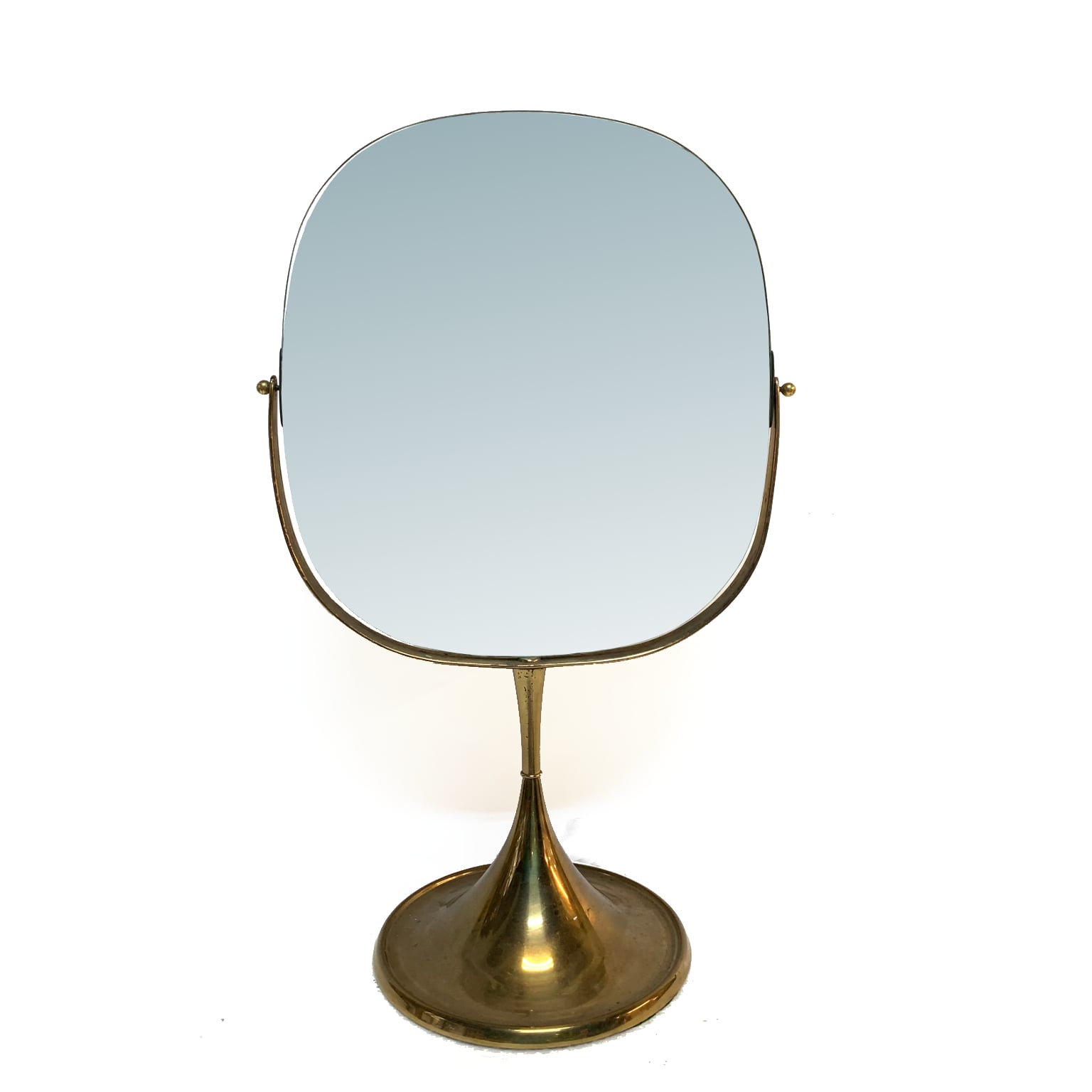 Specchio basculante da toilette <br> Italia anni 50