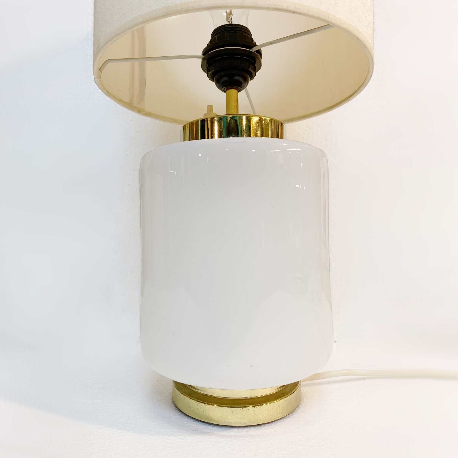 Stilnovo <br> Lampada da appoggio in vetro anni 60 - immagine 5