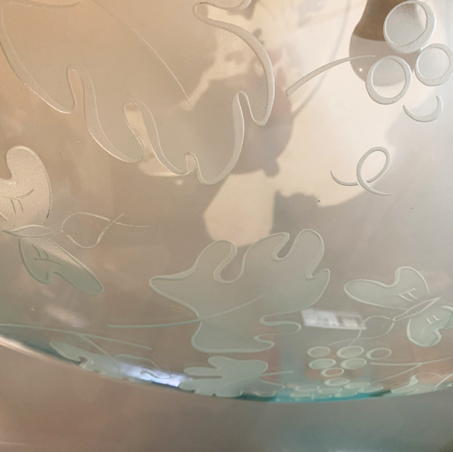 Pietro Chiesa per Fontana Arte <br> Coppia di grandi lampade a sospensione anni 40 - immagine 2