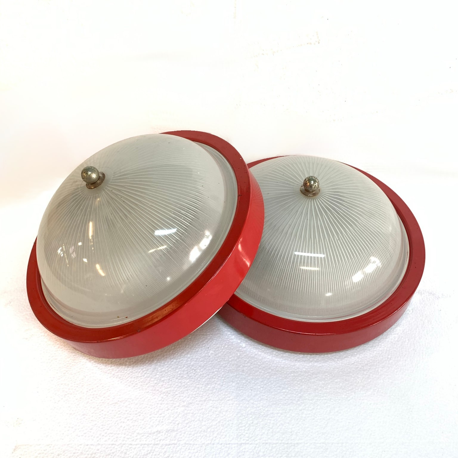 Reggiani <br> Coppia di lampade da muro anni 70