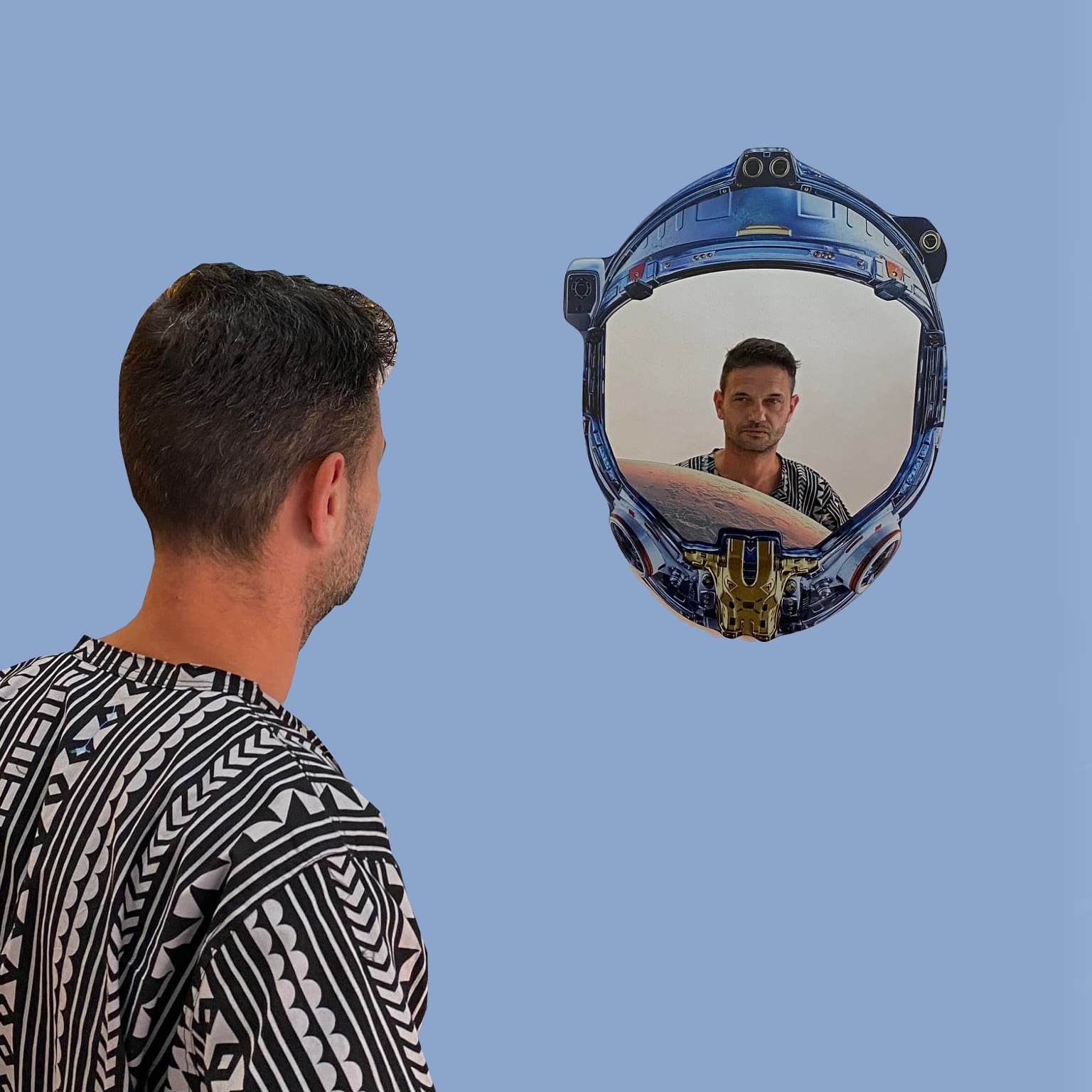 Giampiero Romanò <br> Specchio "Space Cowboy"<br> Limited edition 30pcs - immagine 3