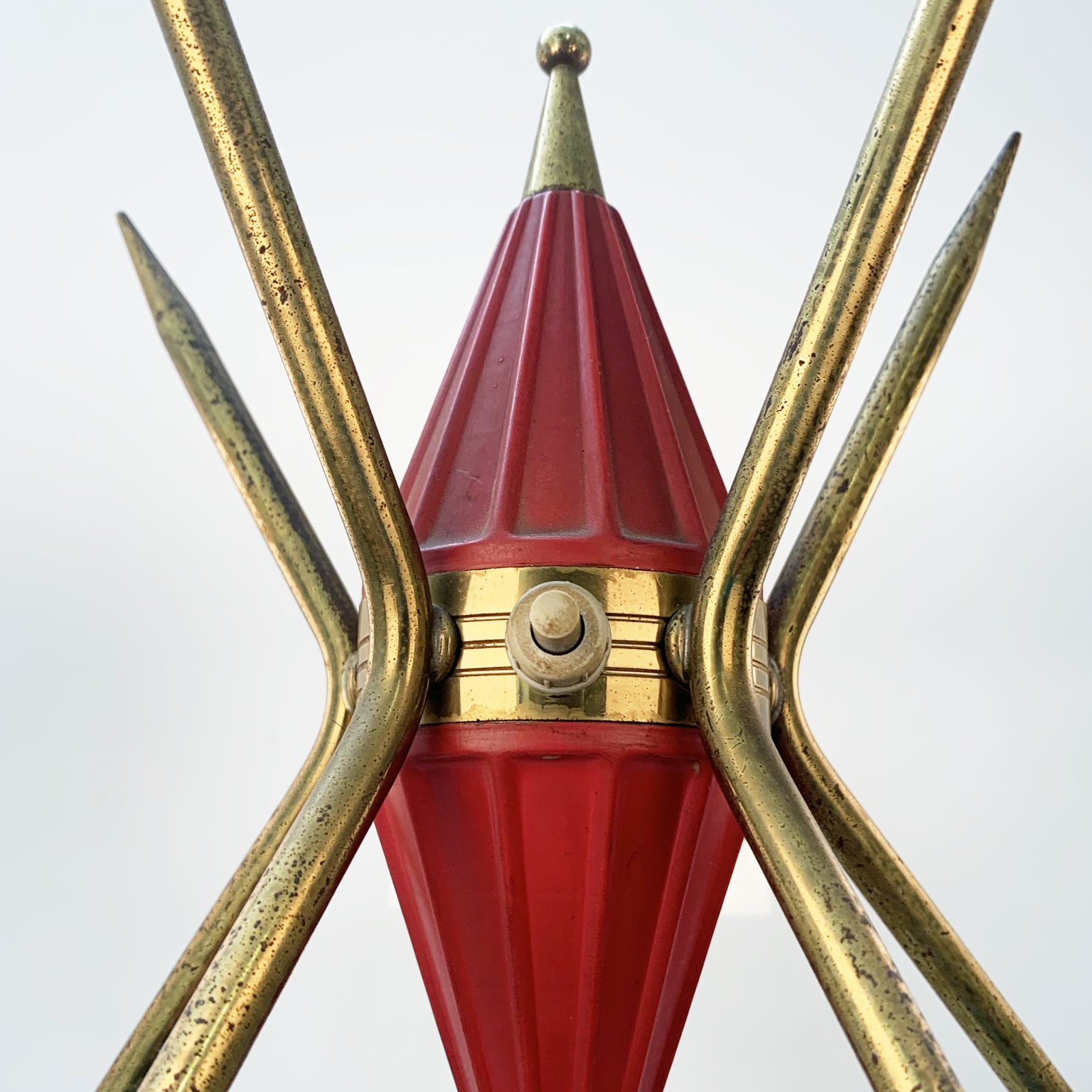Lampada da terra a 5 luci <br> Italia anni 50 - immagine 4