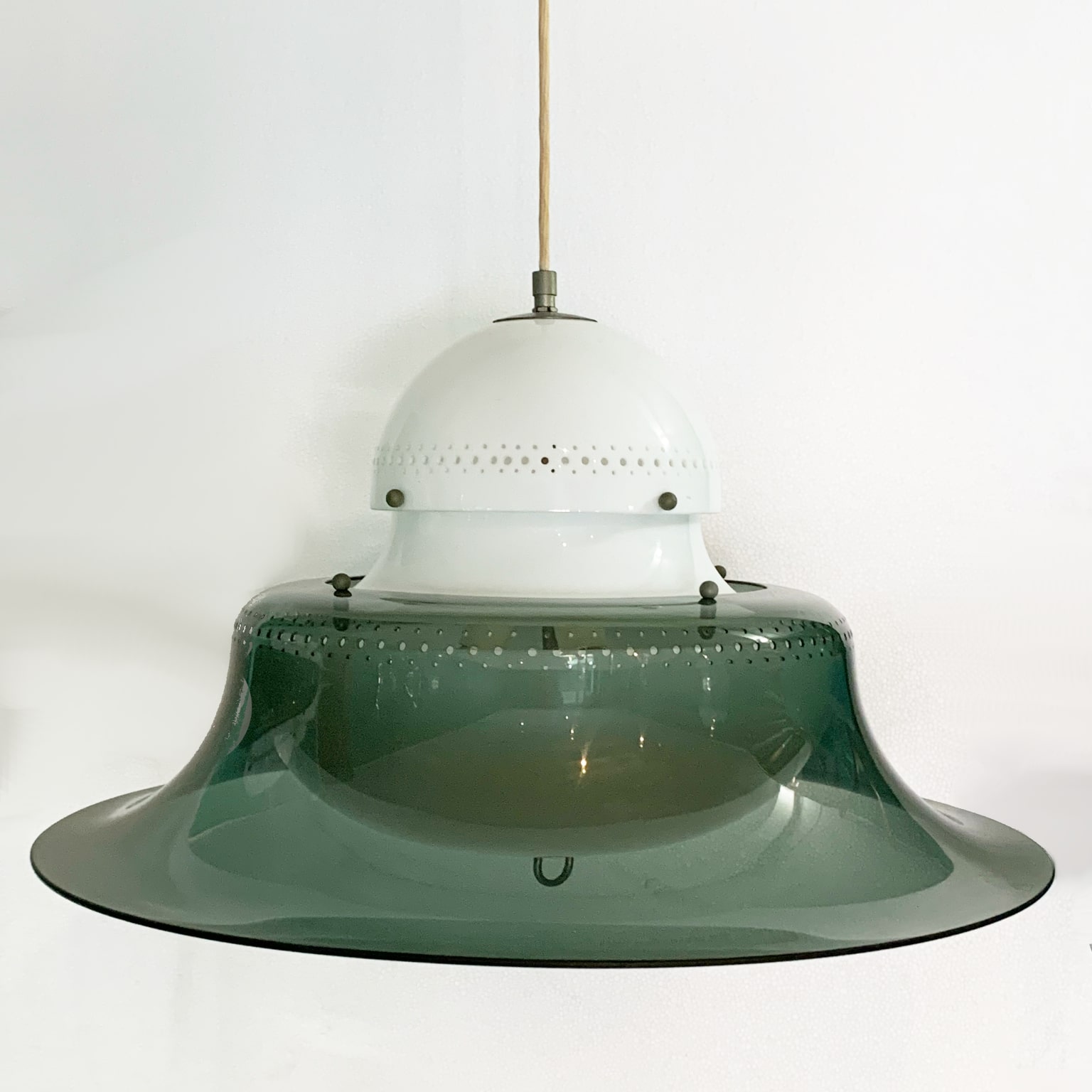 Sergio Asti per Kartell <br> Coppia di lampade a sospensione mod. KD14 - immagine 2