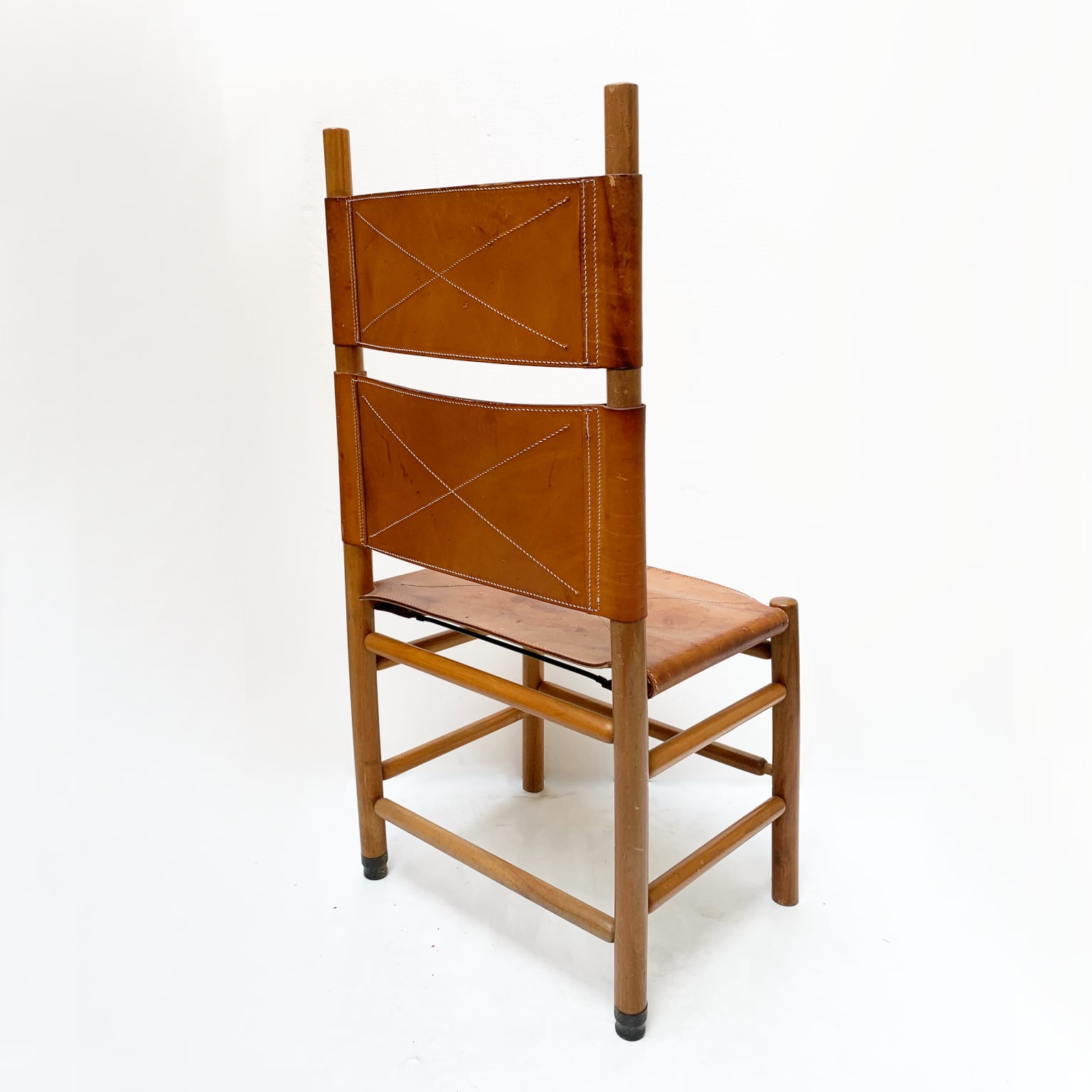 Carlo Scarpa per Bernini <br> Gruppo di 6 sedie mod. Kentucky - immagine 5