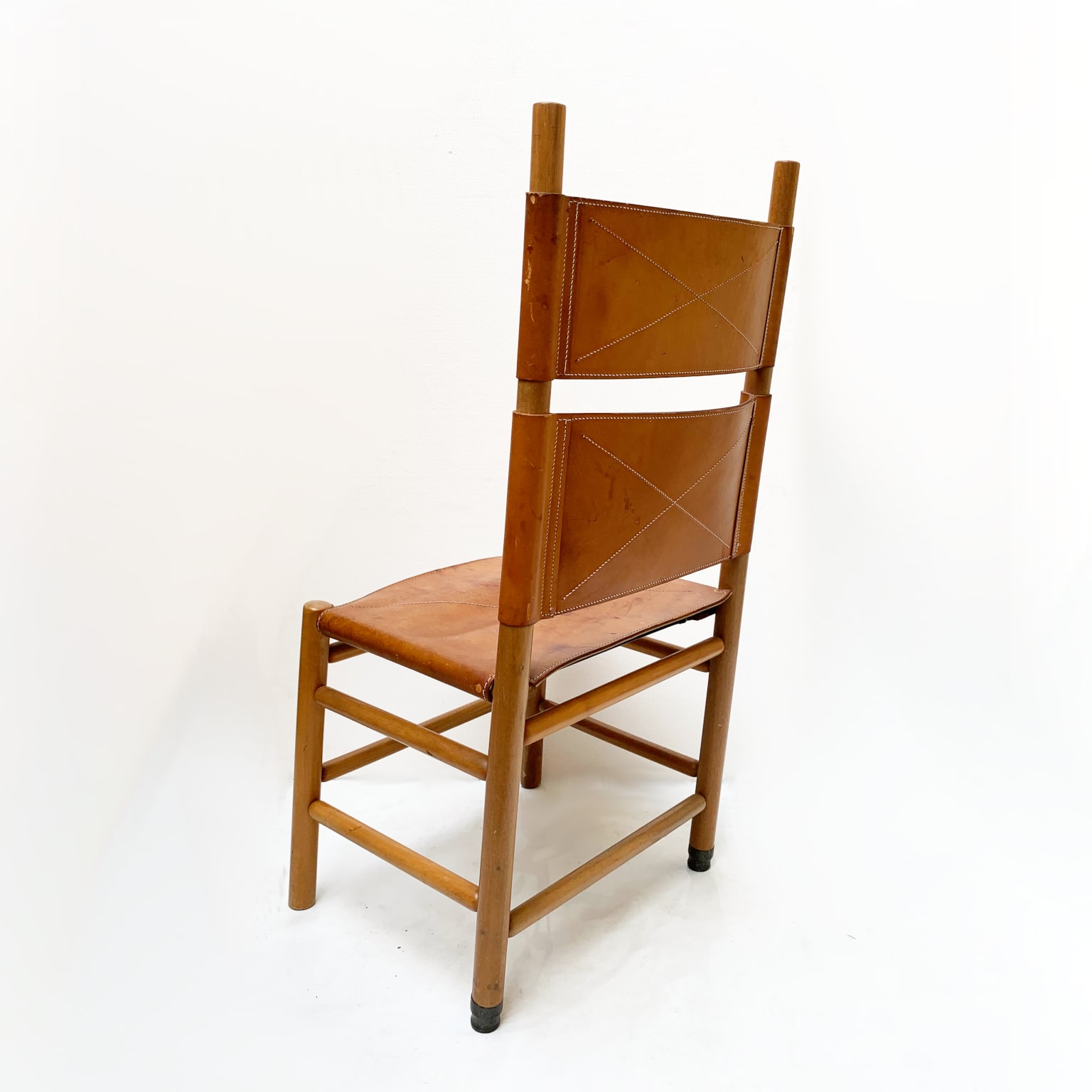 Carlo Scarpa per Bernini <br> Gruppo di 6 sedie mod. Kentucky - immagine 6