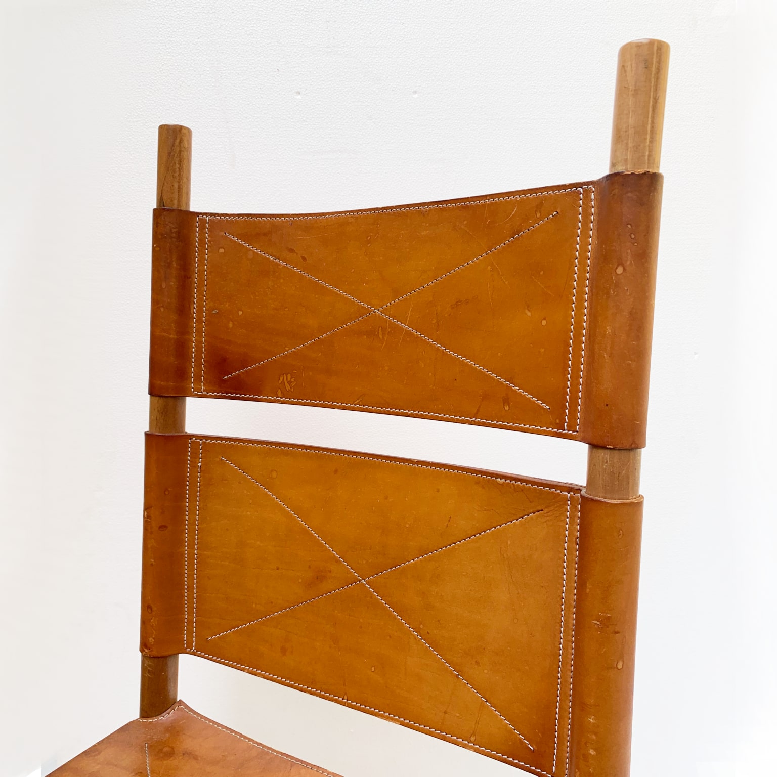 Carlo Scarpa per Bernini <br> Gruppo di 6 sedie mod. Kentucky - immagine 7