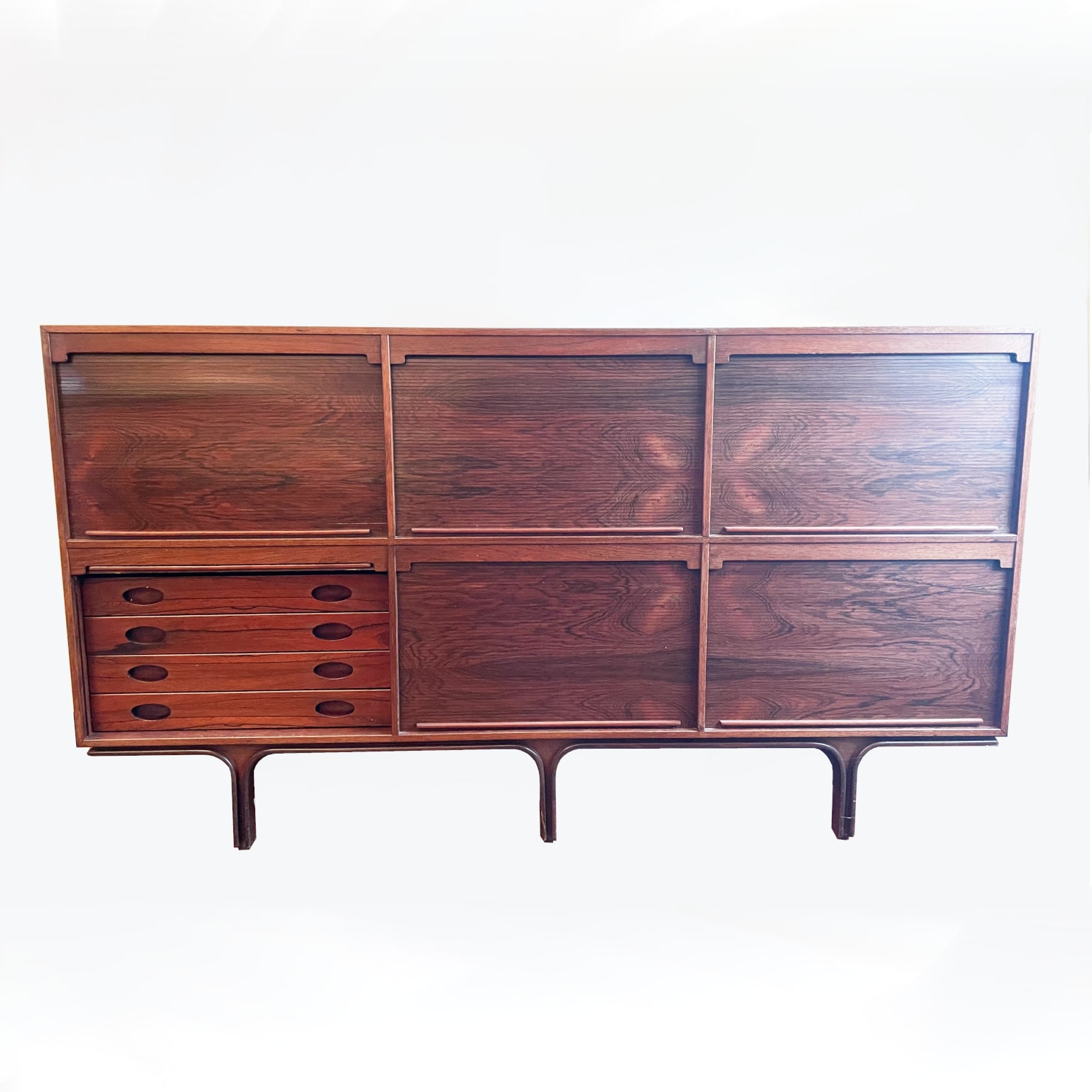 Gianfranco Frattini per Bernini <br> Credenza alta in palissandro, 1957