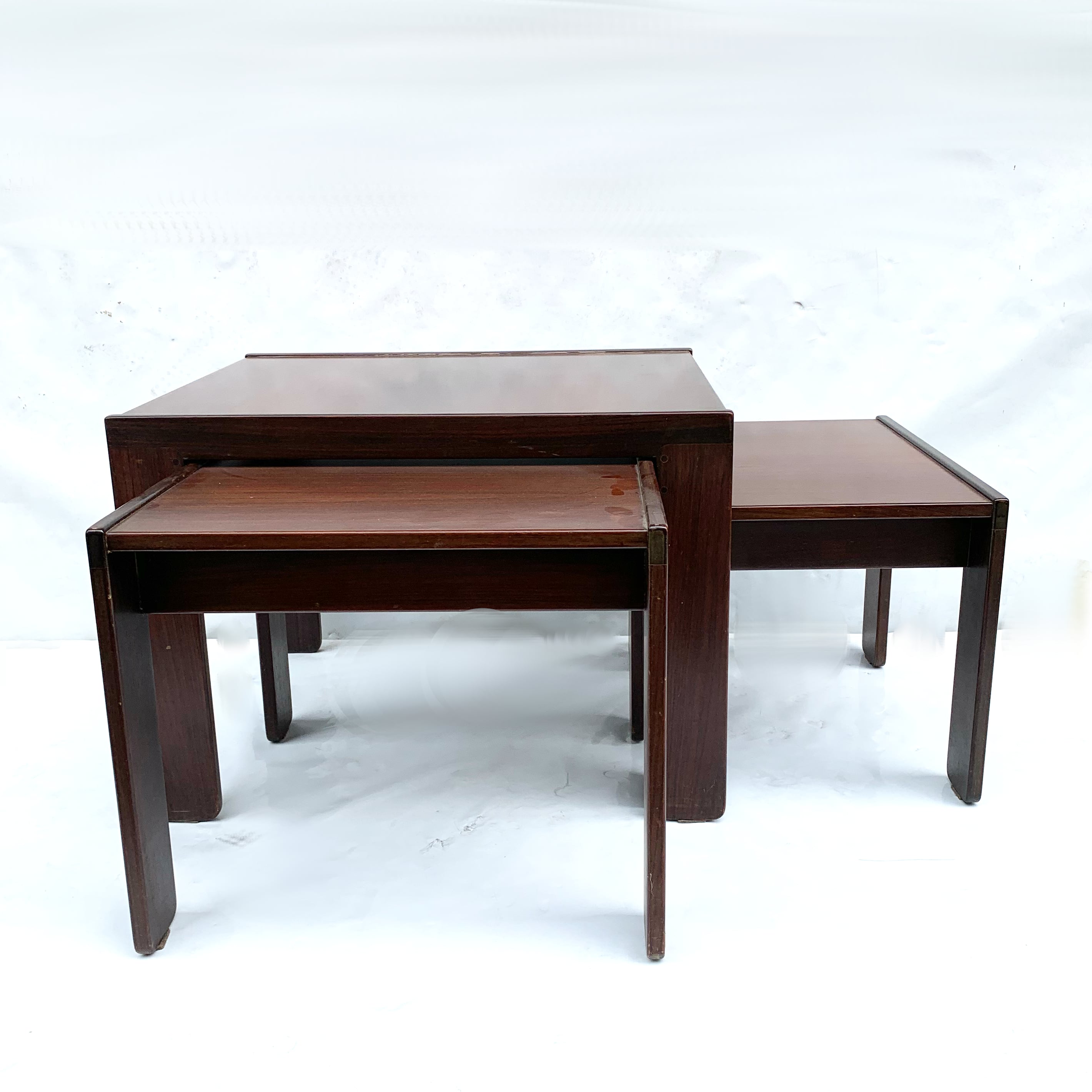 Afra & Tobia Scarpa per Cassina <br> Set di tavolini a nido mod. 1935 - immagine 5