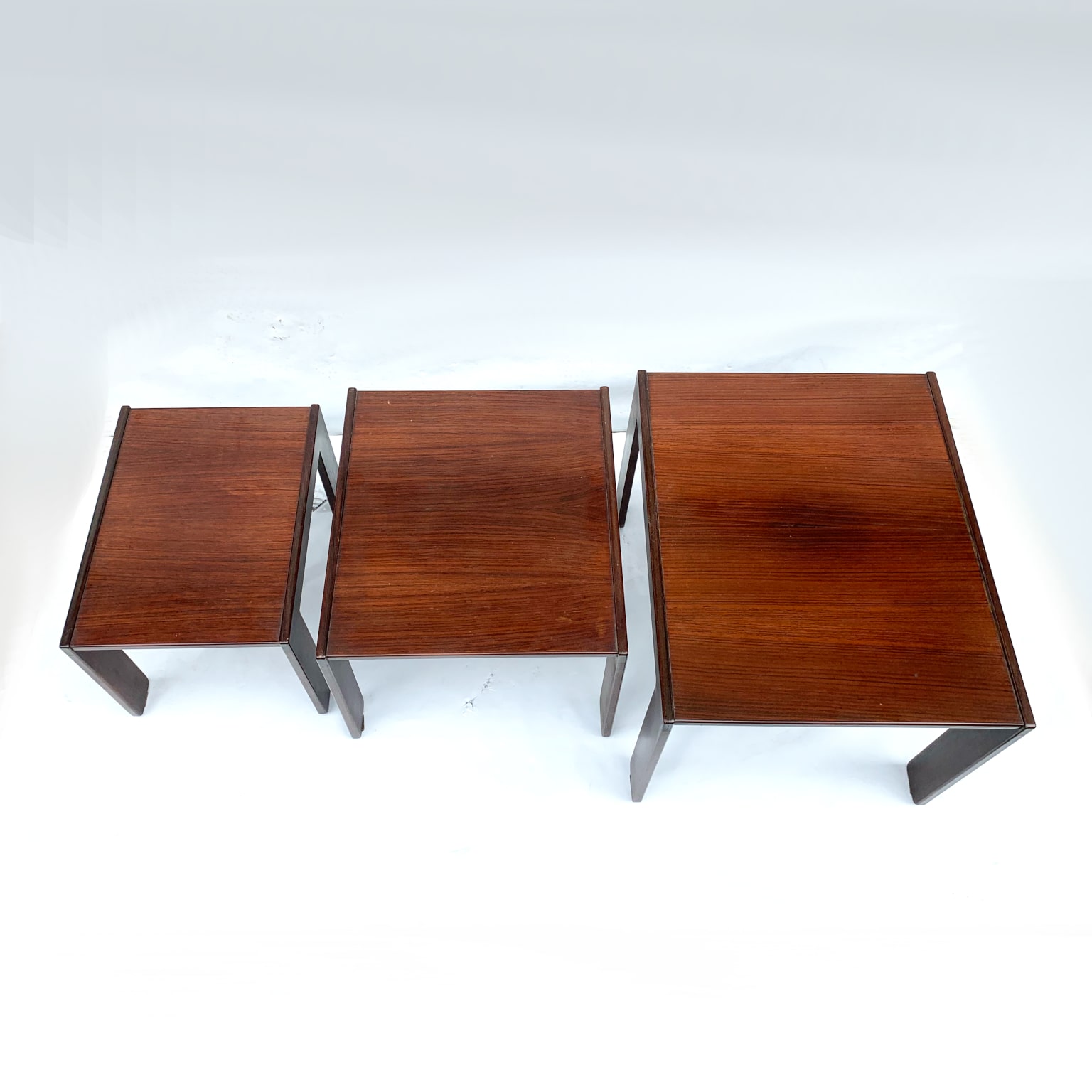 Afra & Tobia Scarpa per Cassina <br> Set di tavolini a nido mod. 1935 - immagine 7