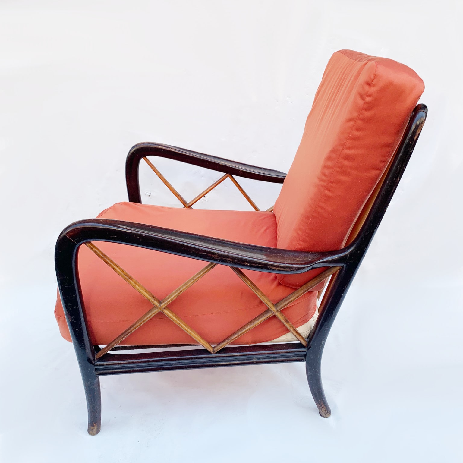 Poltrona nello stile di Paolo Buffa <br> Italia anni 50 - immagine 2