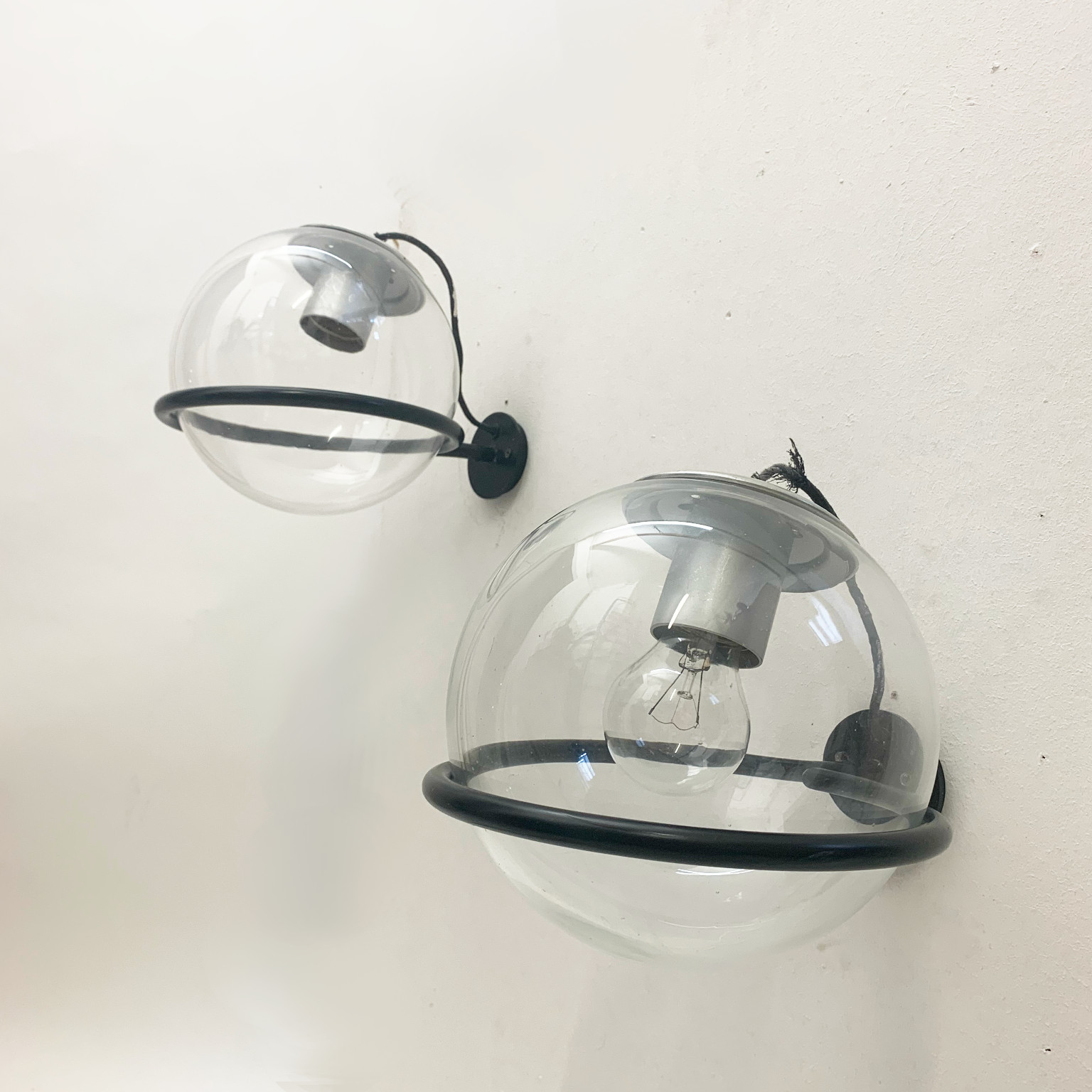 Gino Sarfatti per Arteluce <br> Coppia di applique mod. 238/1 - immagine 2