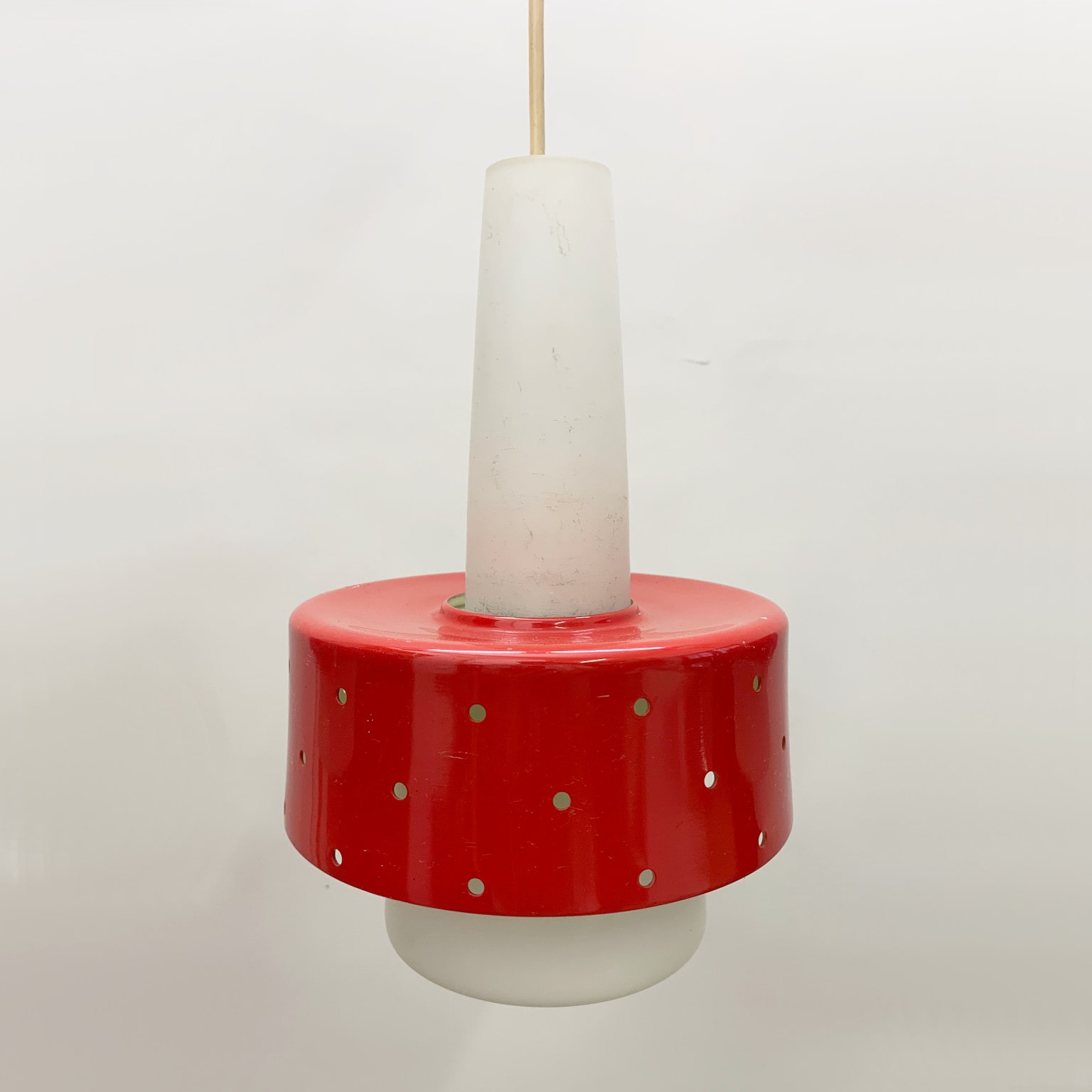 Ernest Igl attr. <br> Set di 3 lampade a sospensione anni 50 - immagine 3