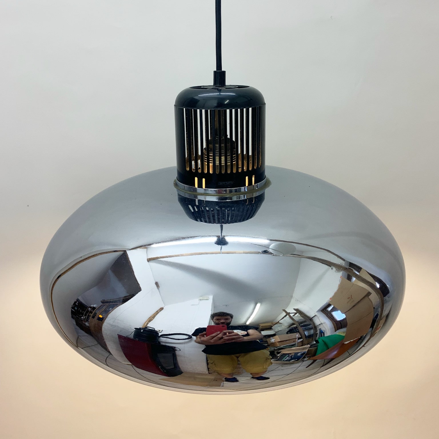 Gae Aulenti e Livio Castiglioni per Stilnovo <br> Lampada a sospensione mod. Trepiù, 1972 - immagine 4