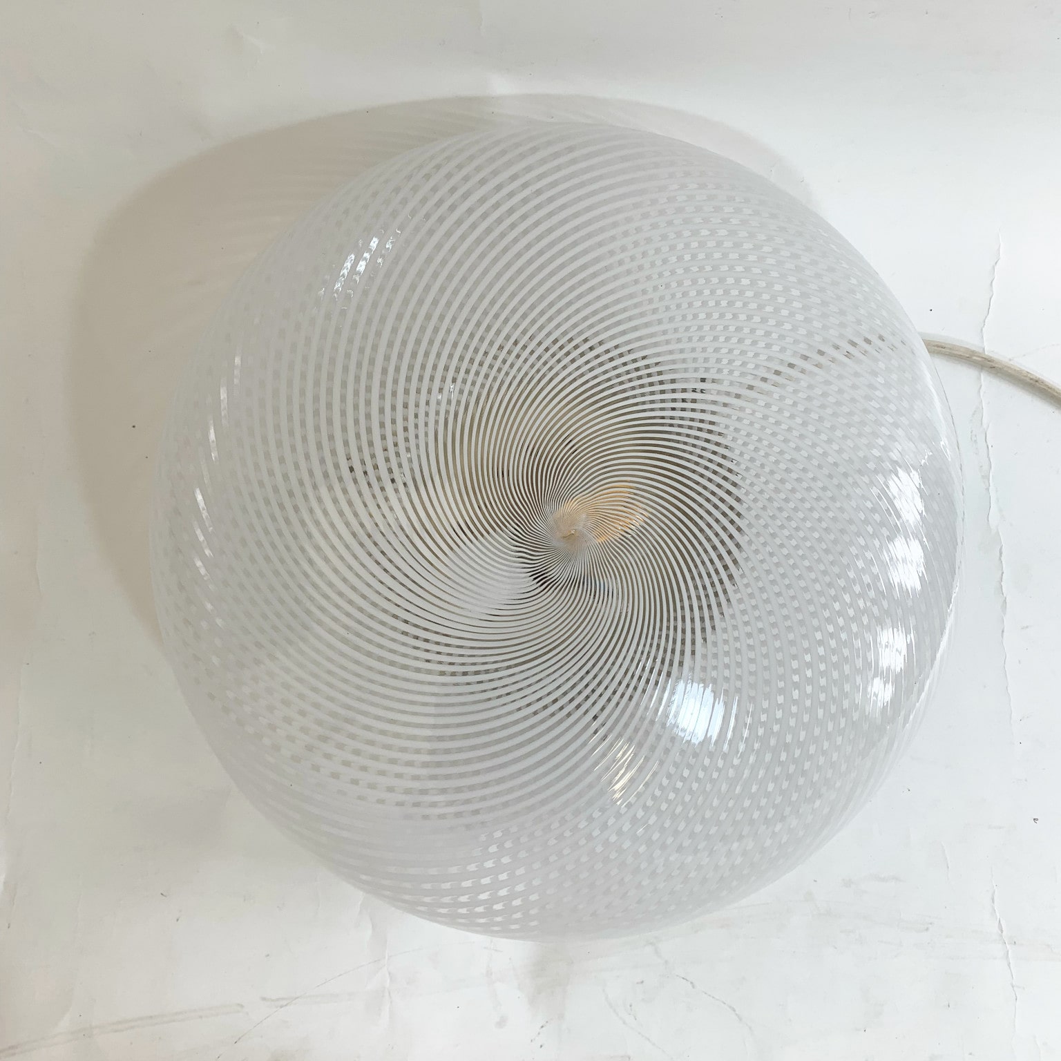 Plafoniera / Lampada da muro in vetro di Murano anni 60 - immagine 4