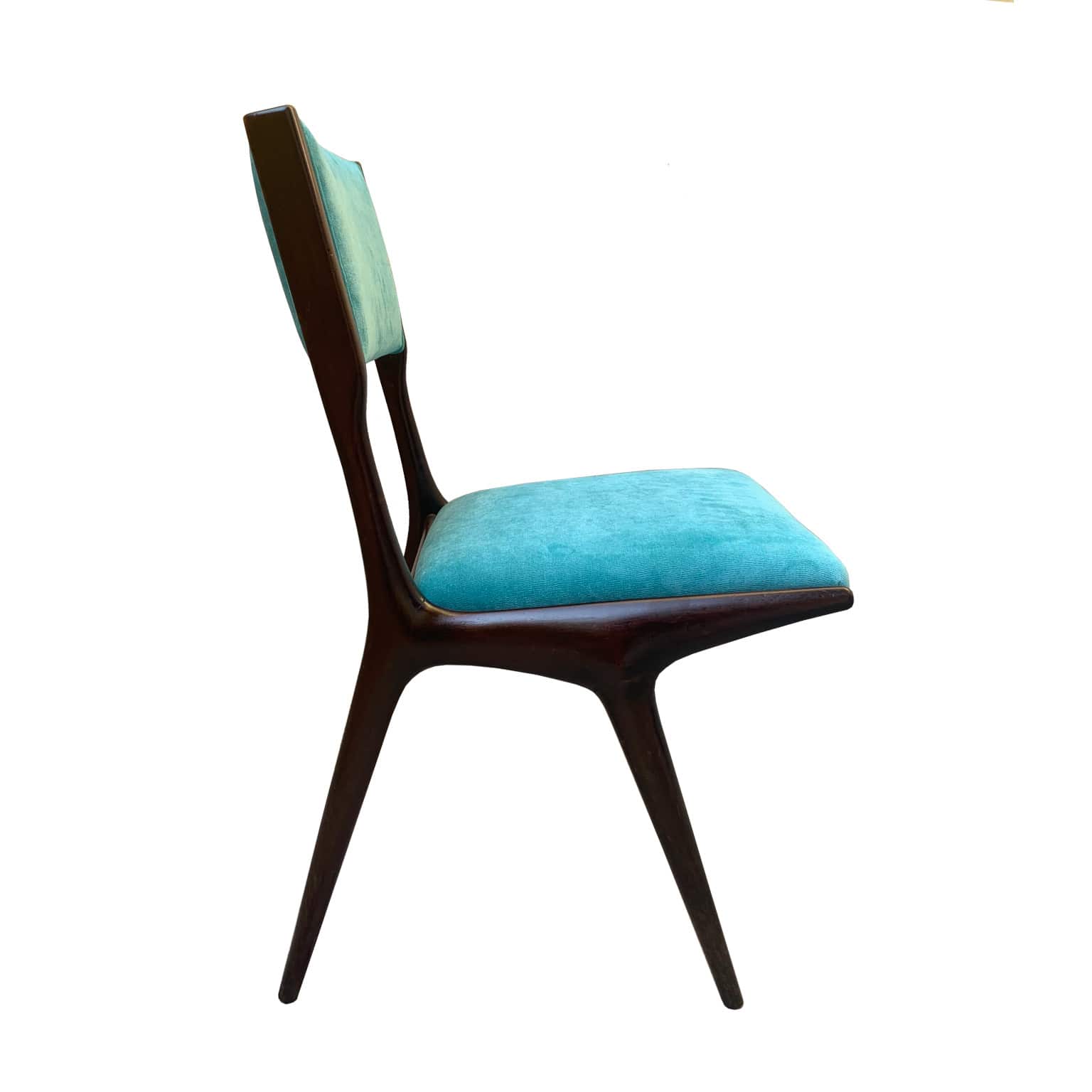 Carlo de Carli per Cassina <br> Gruppo di 7 sedie mod. 634 anni 50 - immagine 4