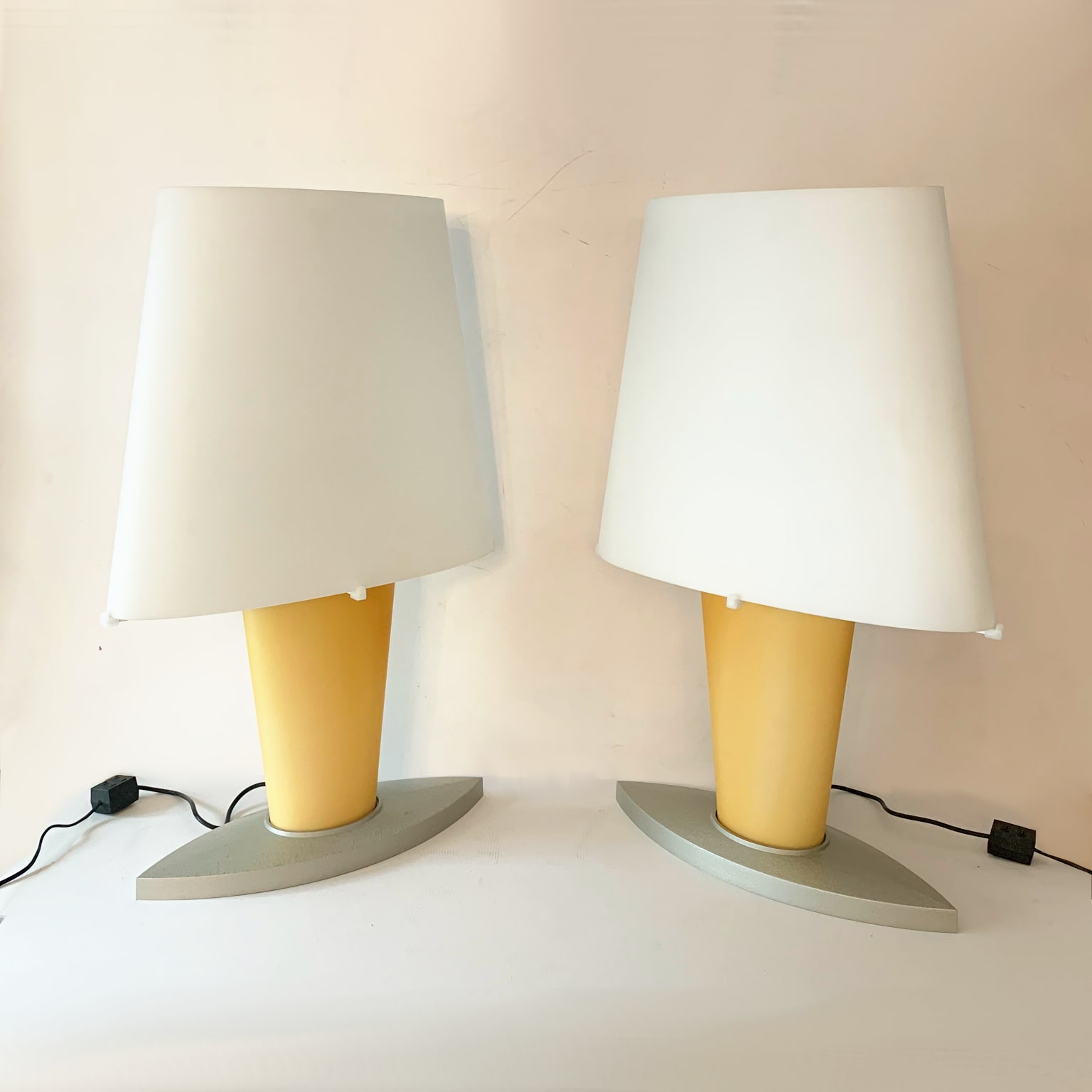 Daniela Puppa per Fontana Arte <br> Coppia di lampade da appoggio mod. 2850 XL - immagine 5
