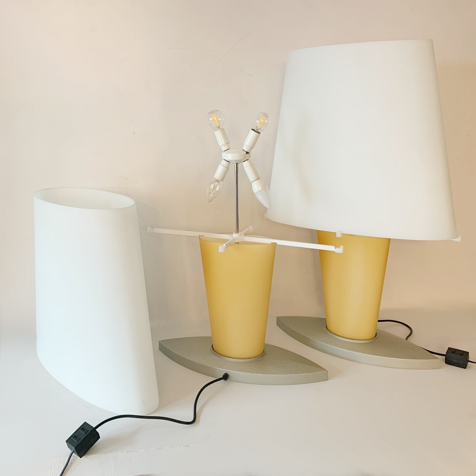 Daniela Puppa per Fontana Arte <br> Coppia di lampade da appoggio mod. 2850 XL - immagine 7