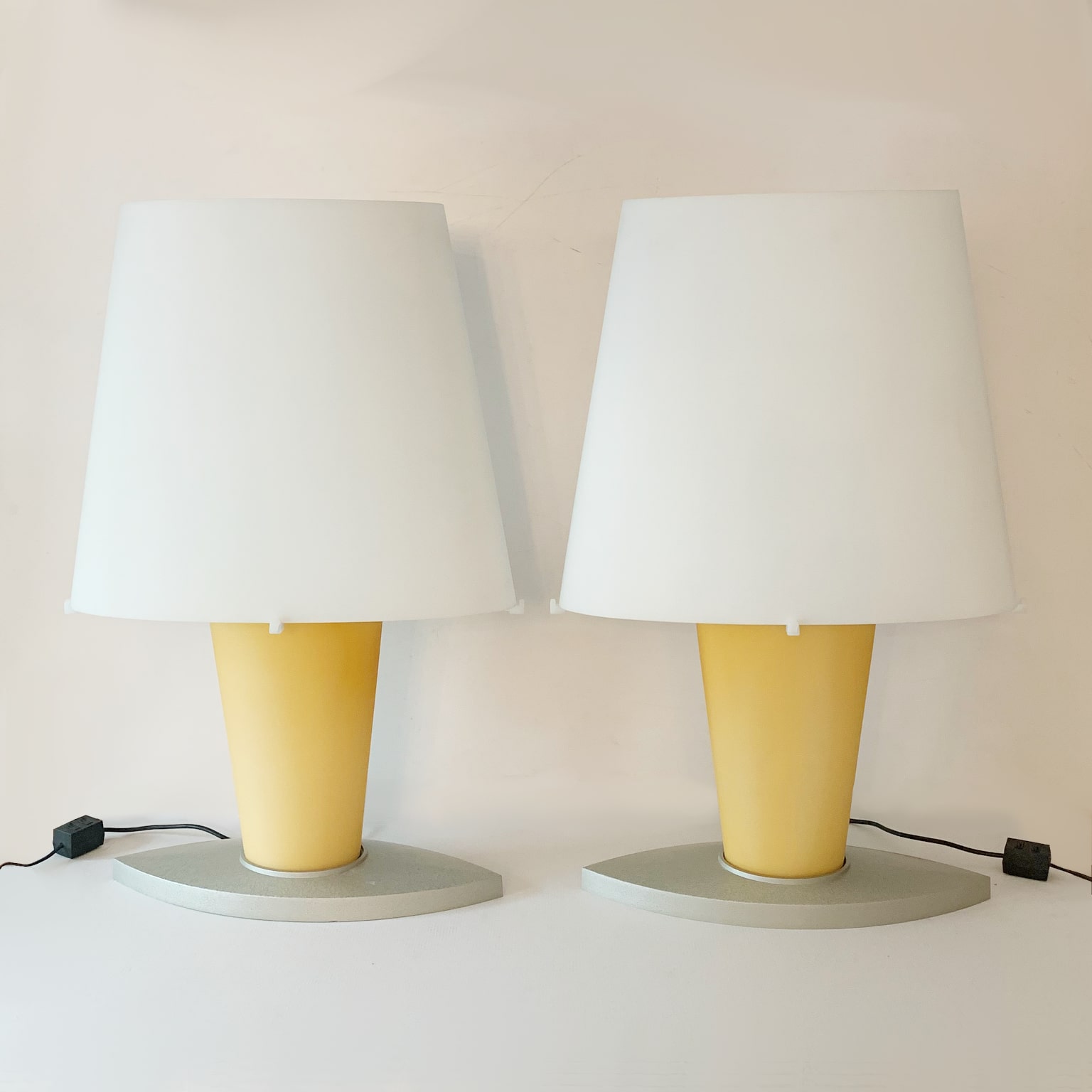Daniela Puppa per Fontana Arte <br> Coppia di lampade da appoggio mod. 2850 XL