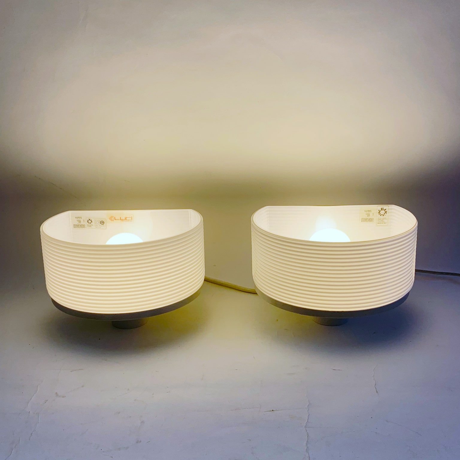Roberto Pamio e Renato Toso per Leucos<br> Coppia di applique mod. Ventilla - immagine 3