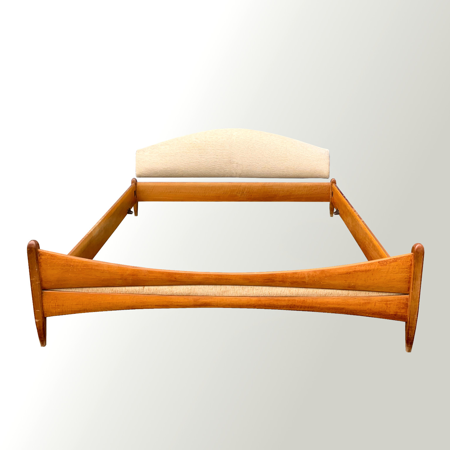 Attr. Gigi Radice <br> Letto matrimoniale anni 50 - immagine 2