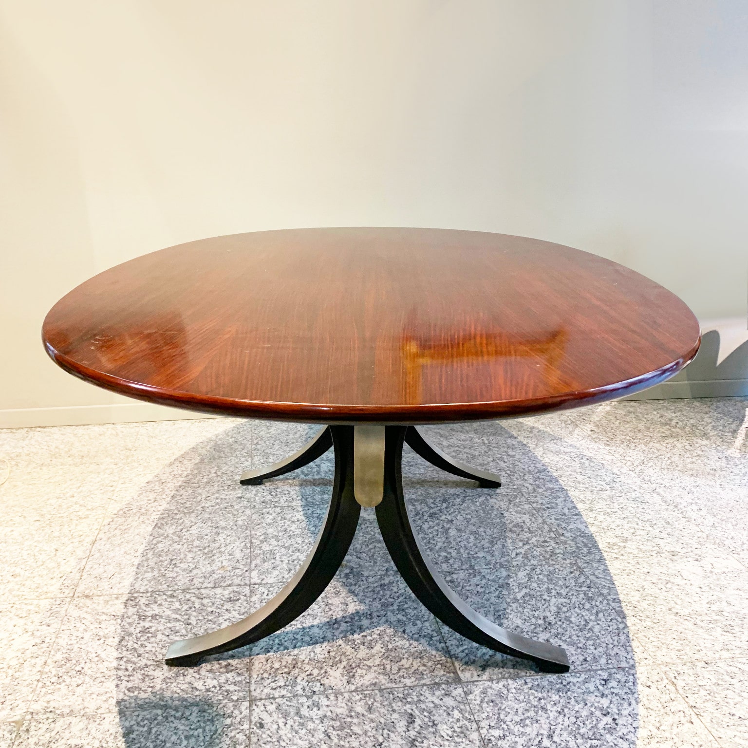 Osvaldo Borsani e Eugenio Gerli <br> per Tecno <br> Tavolo ovale mod. T 102A - immagine 5
