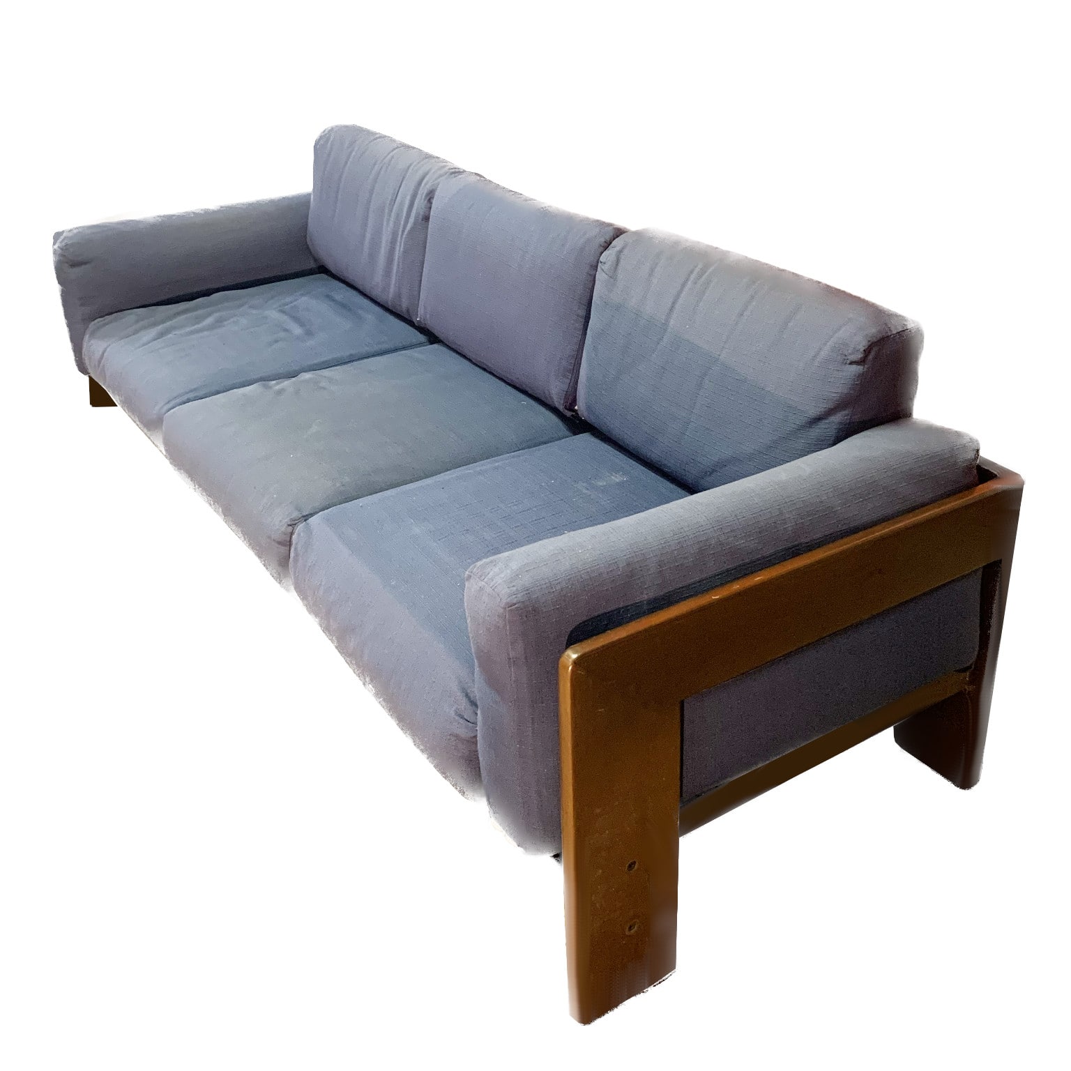 Afra e Tobia Scarpa per Gavina <br> Divano a 3 posti mod. Bastiano, anni 60 - immagine 2