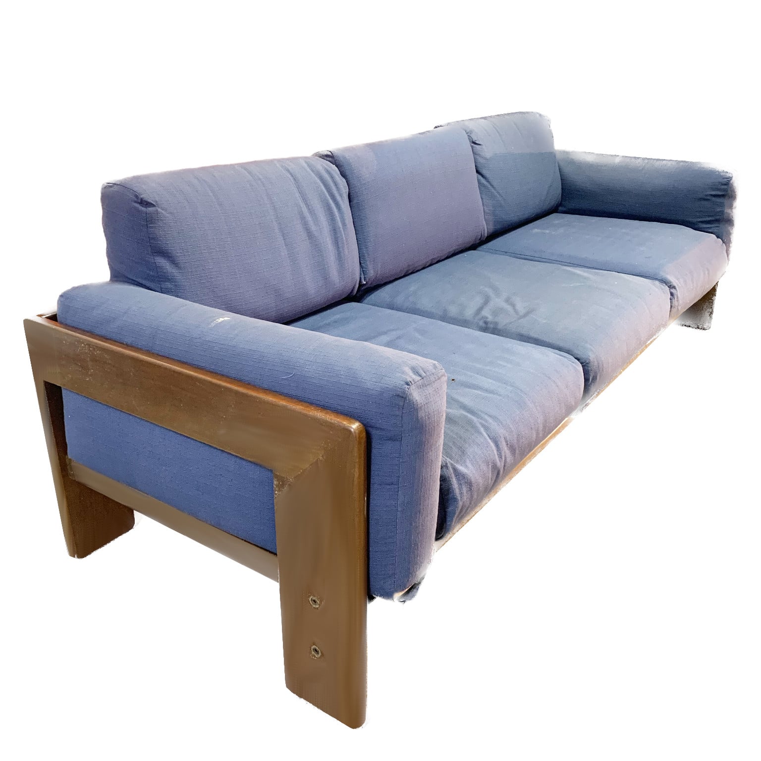 Afra e Tobia Scarpa per Gavina <br> Divano a 3 posti mod. Bastiano, anni 60 - immagine 4