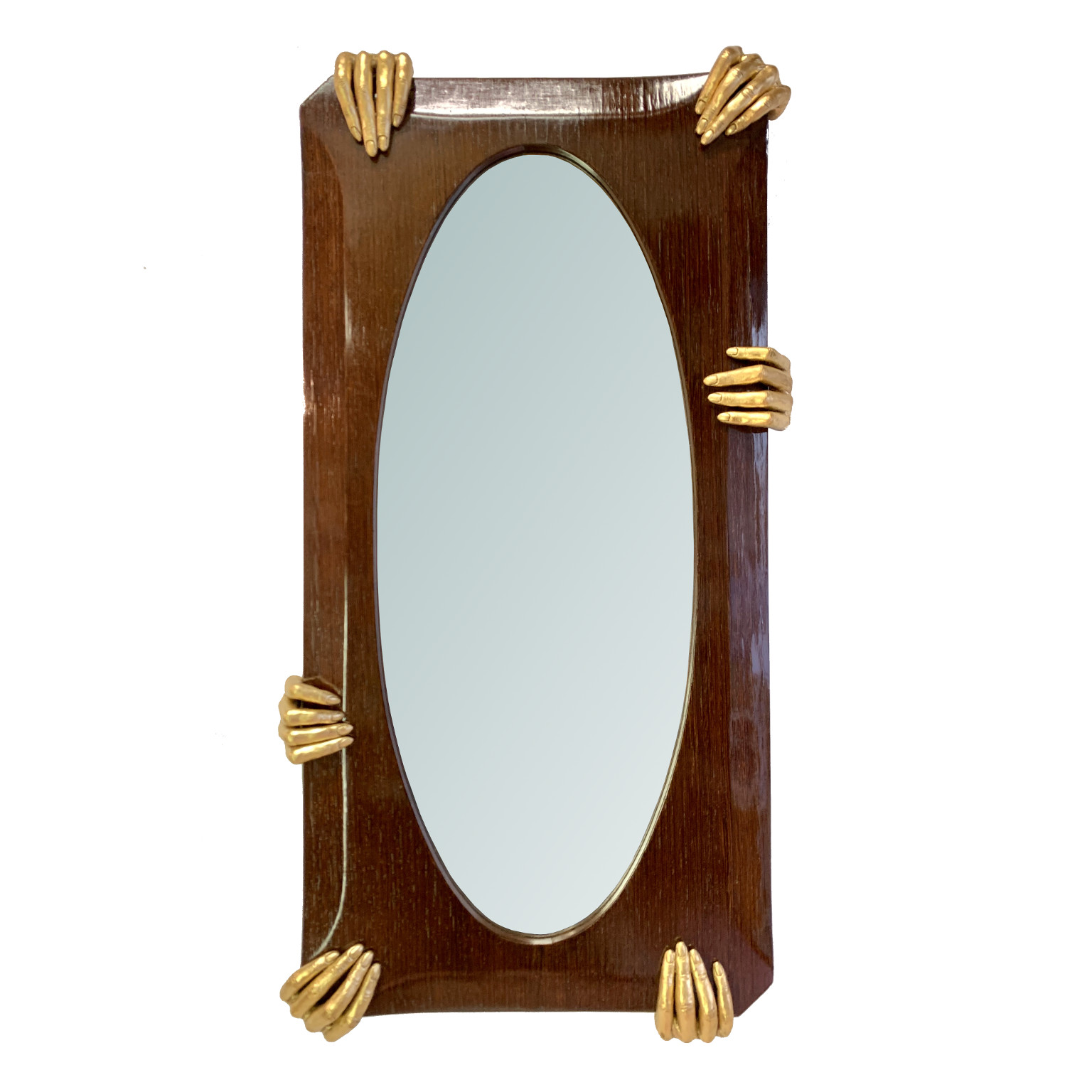 A SEI MANI <br> Specchiera pezzo unico <br> by Giampiero Romanò
