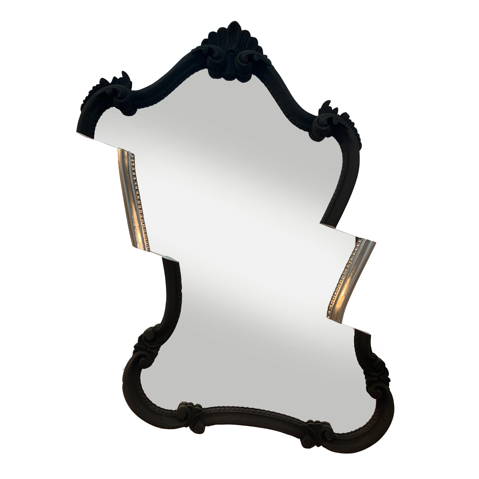 BLACK MIRROR <br> Specchiera pezzo unico <br> by Giampiero Romanò